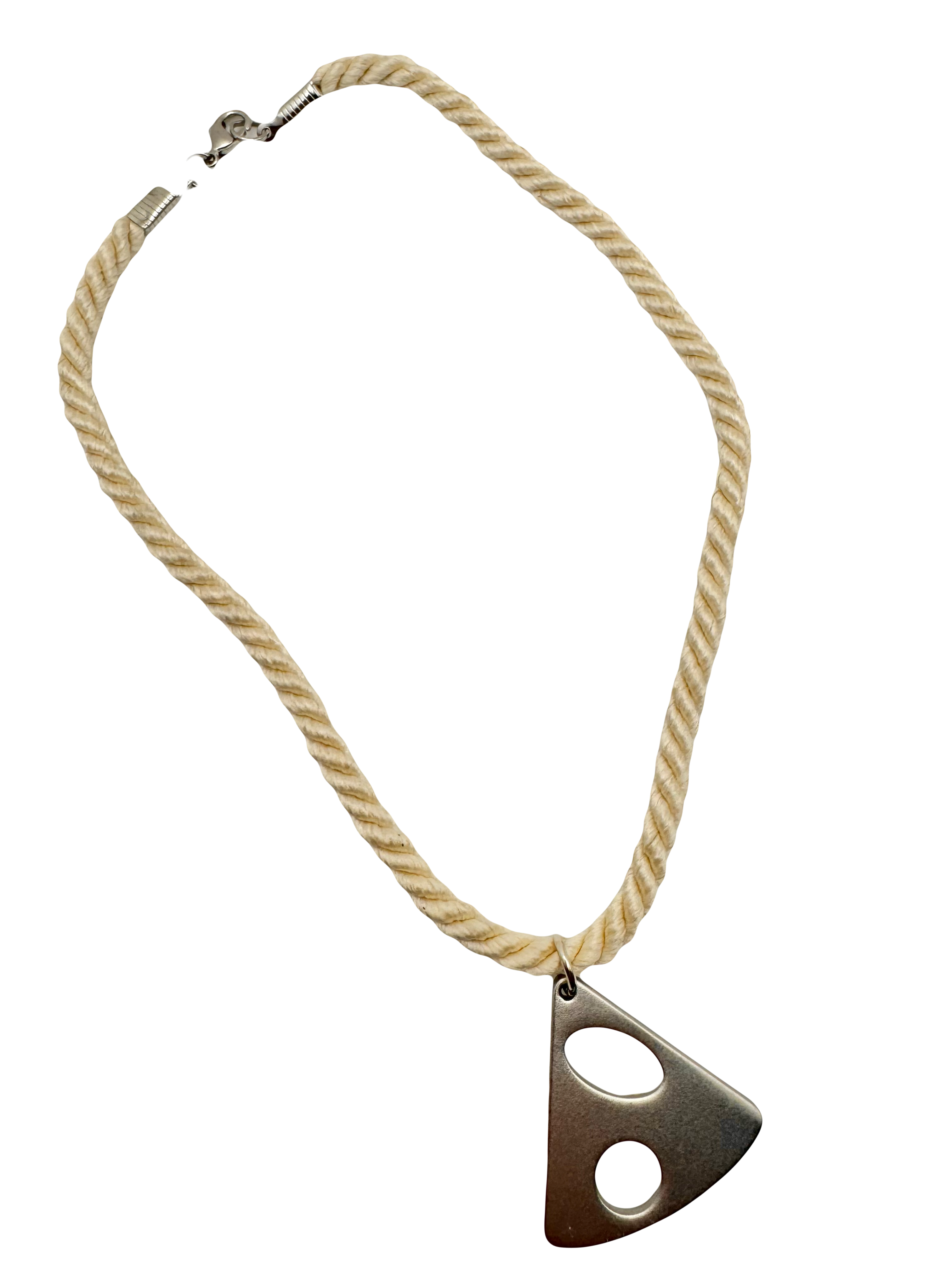 Abstract Pendant Rope Choker
