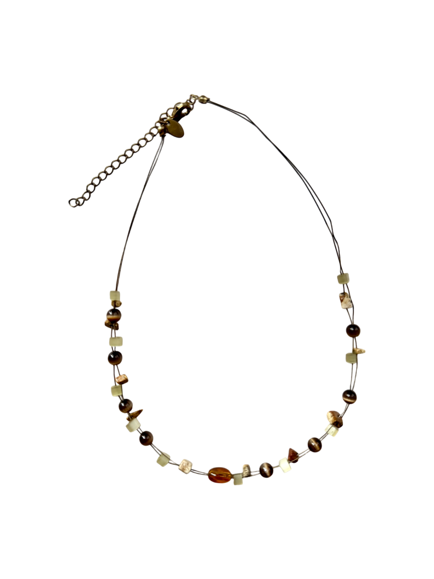 Vintage Gypsy Coil Beaded Choker