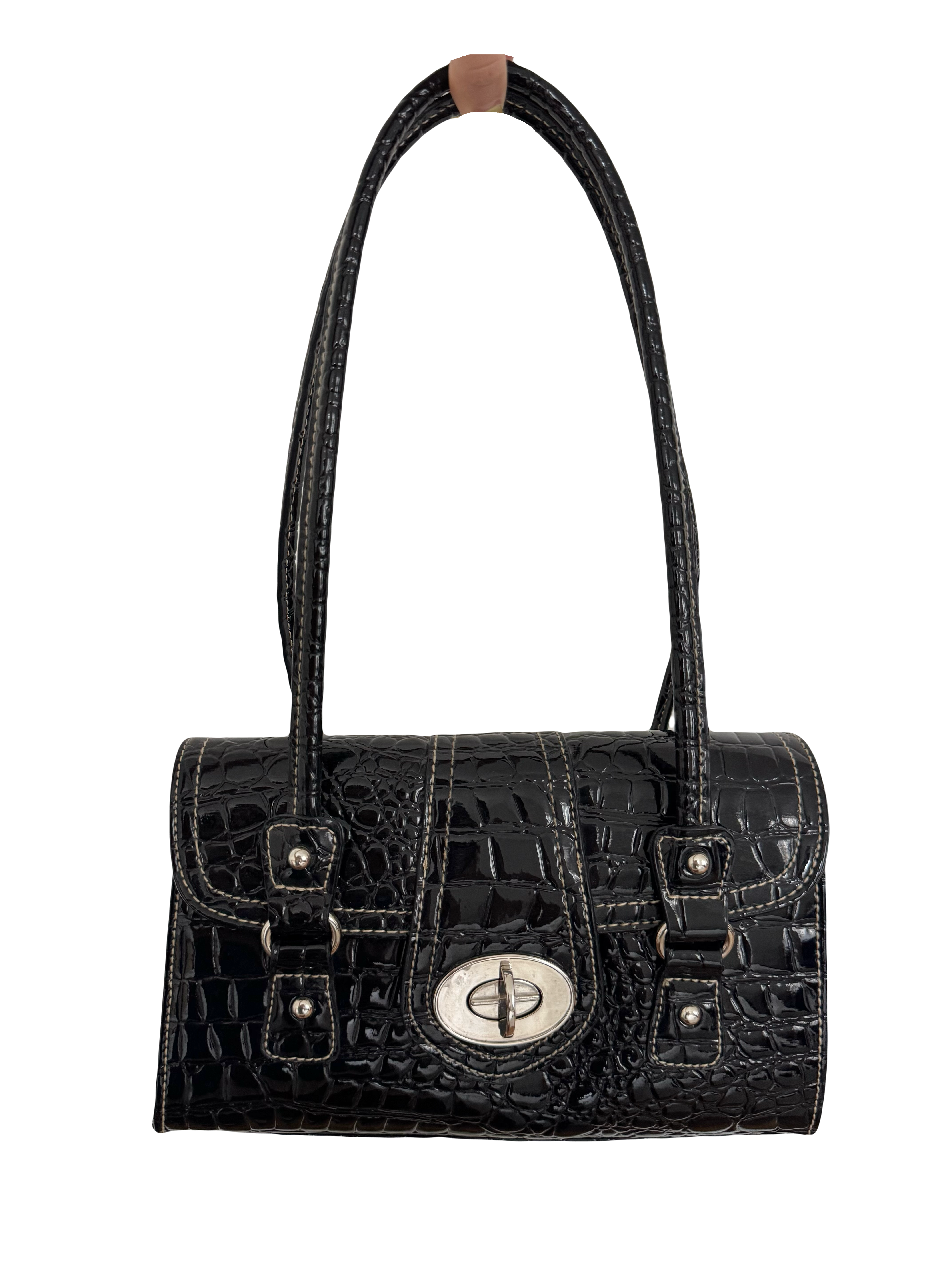 Vintage 90s Textured Structured Purse