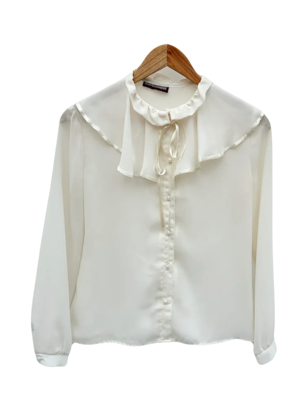 Vintage 80s Dainty Collared Blouse (S/M)