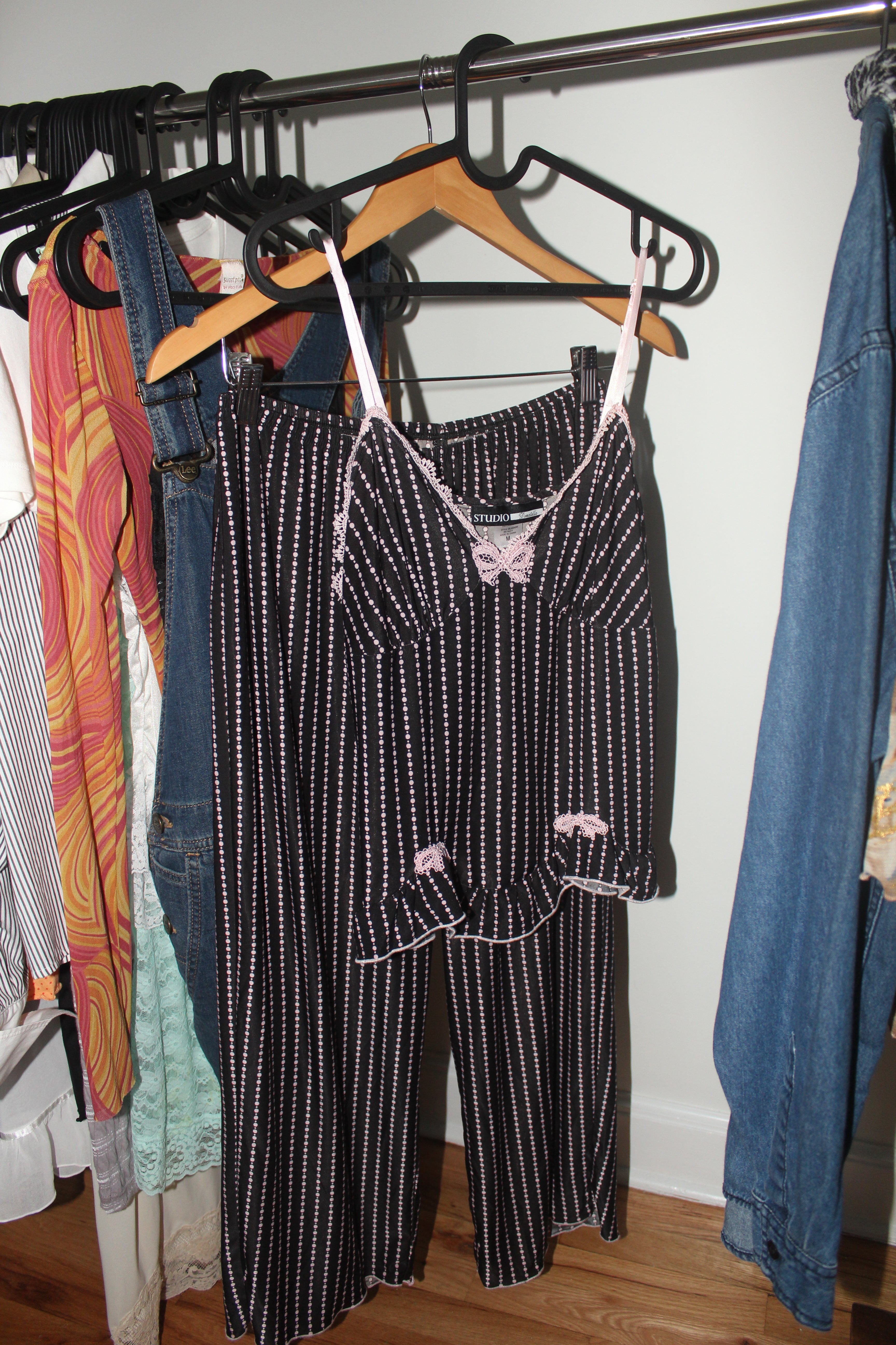 Vintage 90s Donatella Striped Matching Set (M)