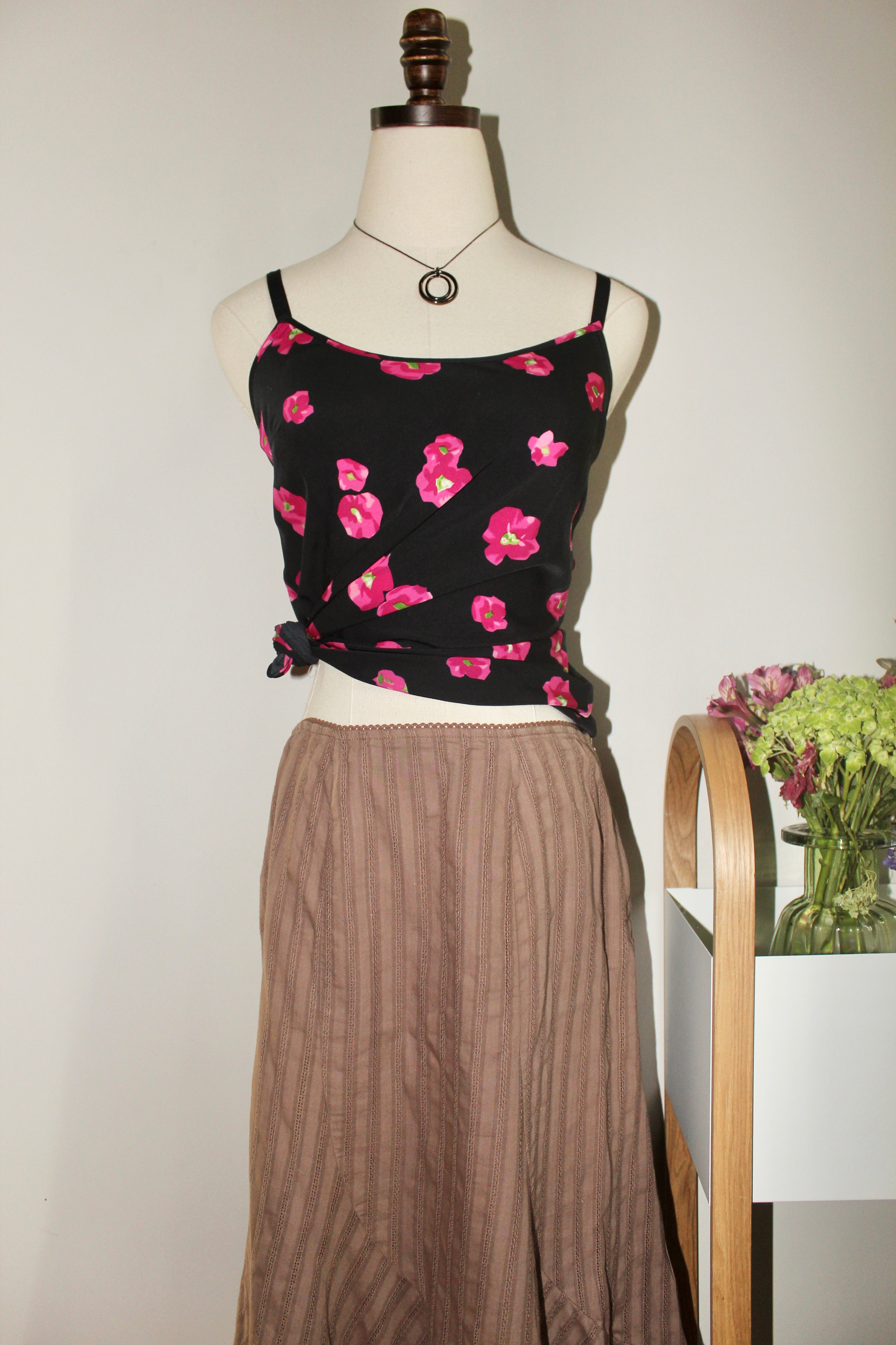 Retro DKNY Floral Camisole (S)