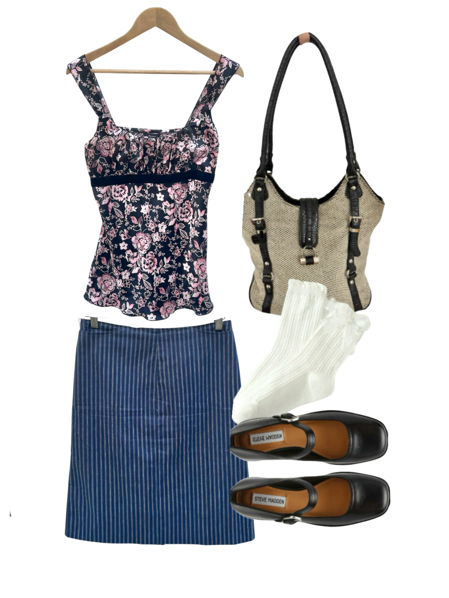 Vintage 90s Boho Babydoll Cami (L)