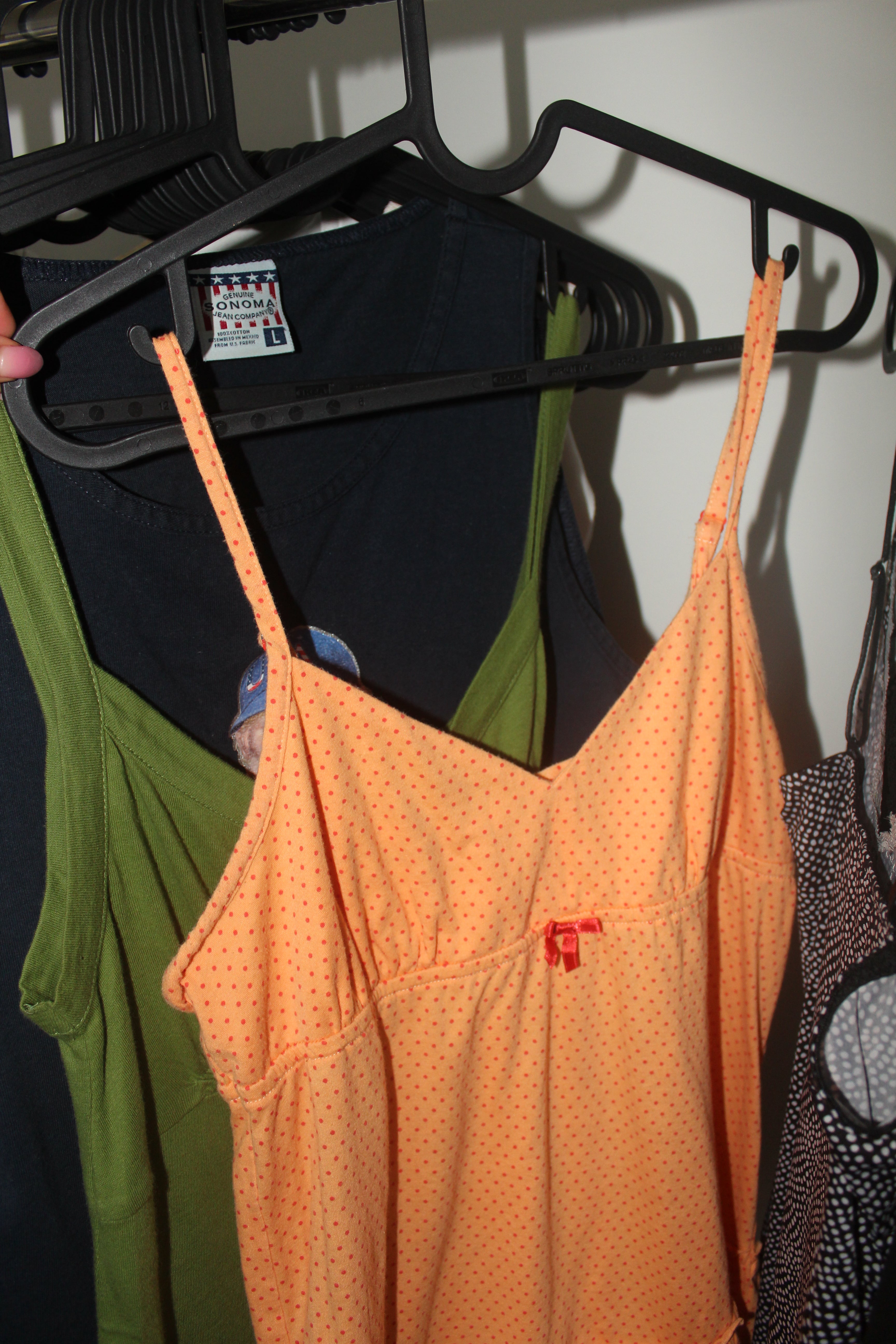 Vintage Y2K Dotted Tangerine Cami (M)