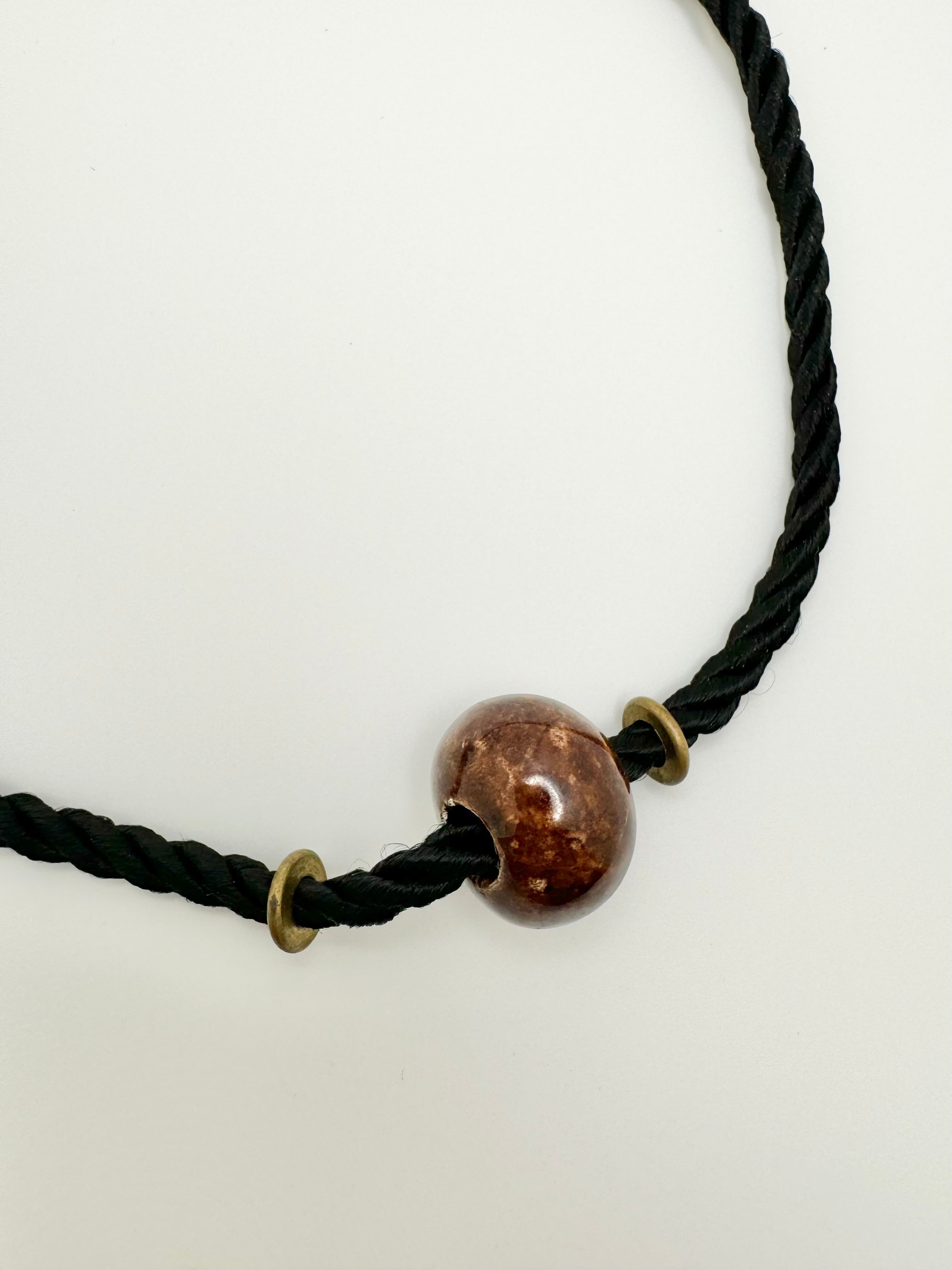 Retro Rope Bead Choker