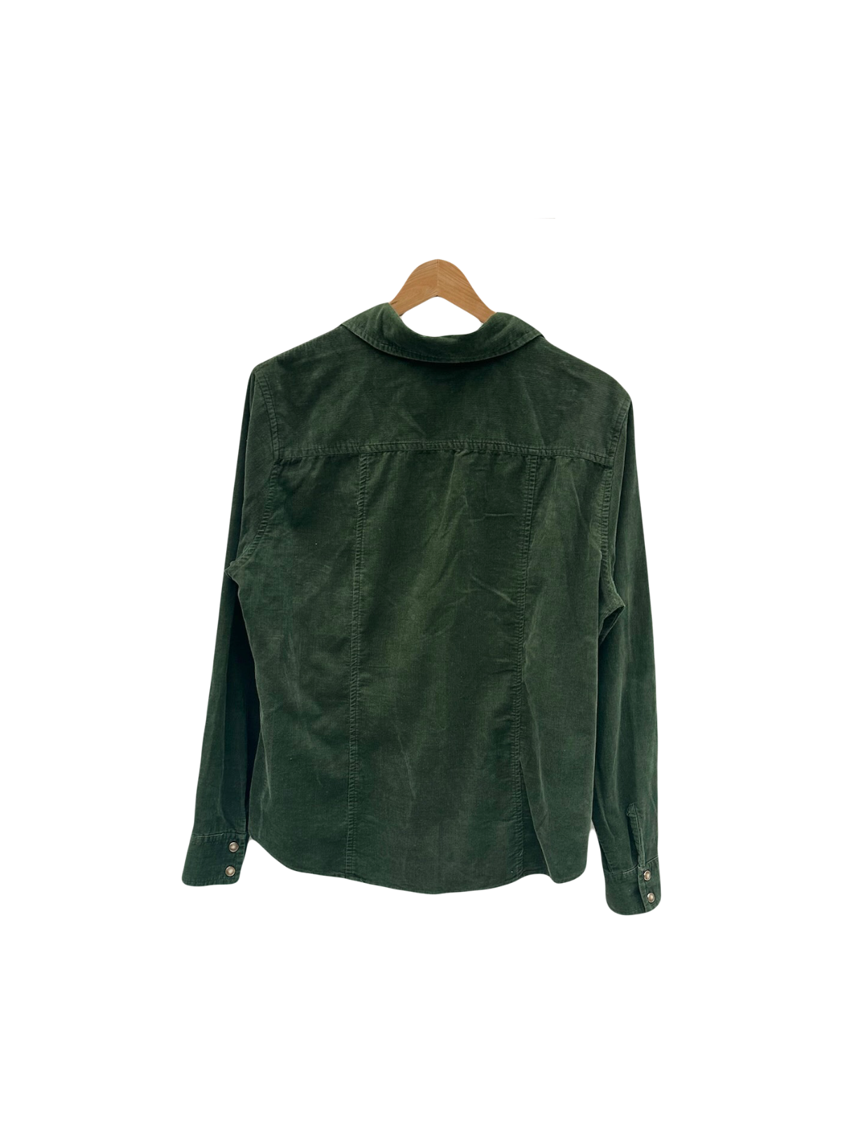 Vintage 90s Olive Corduroy Button Up (M/L)