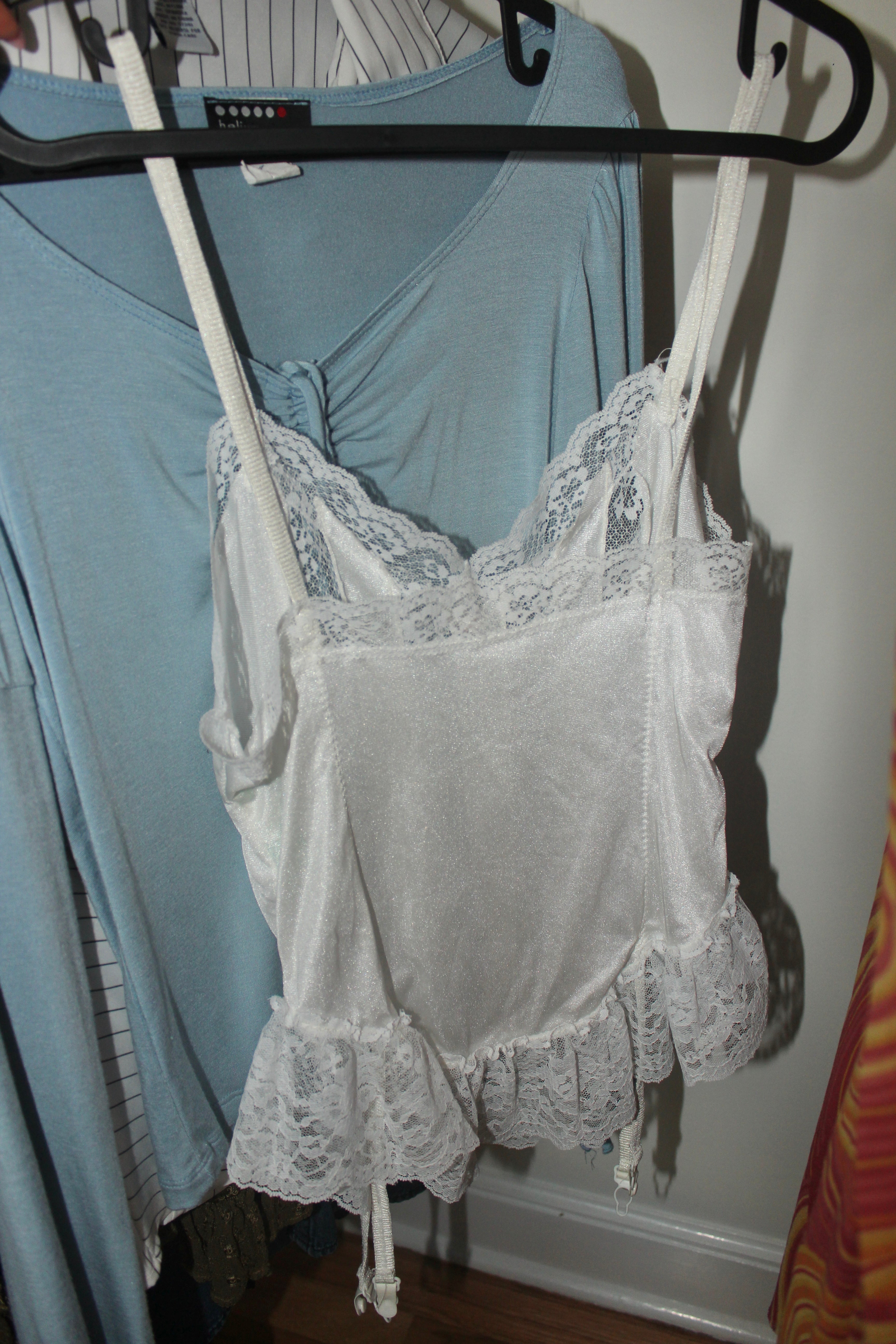 Vintage 80s Lace Dainty Ivory Cami (S)