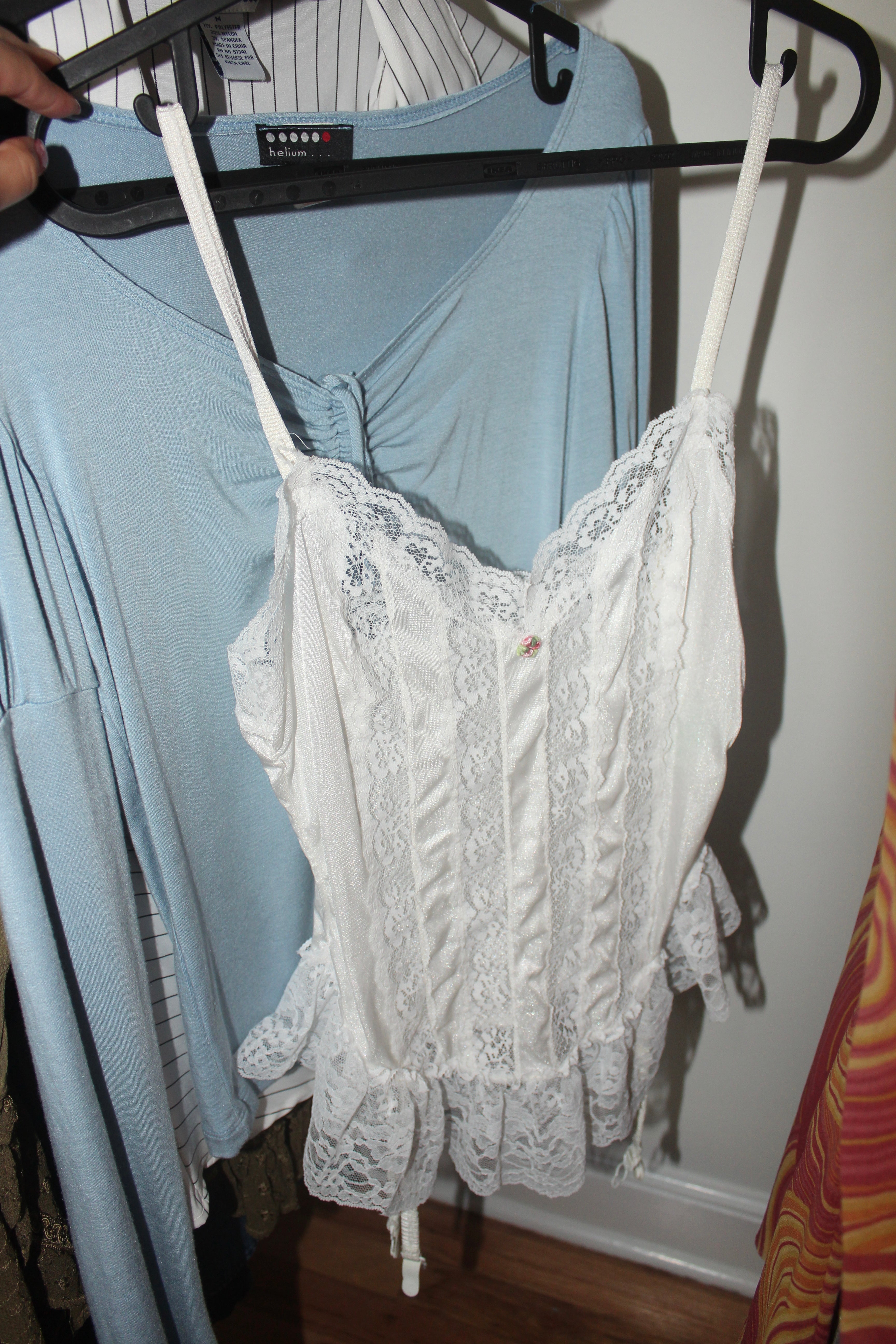 Vintage 80s Lace Dainty Ivory Cami (S)