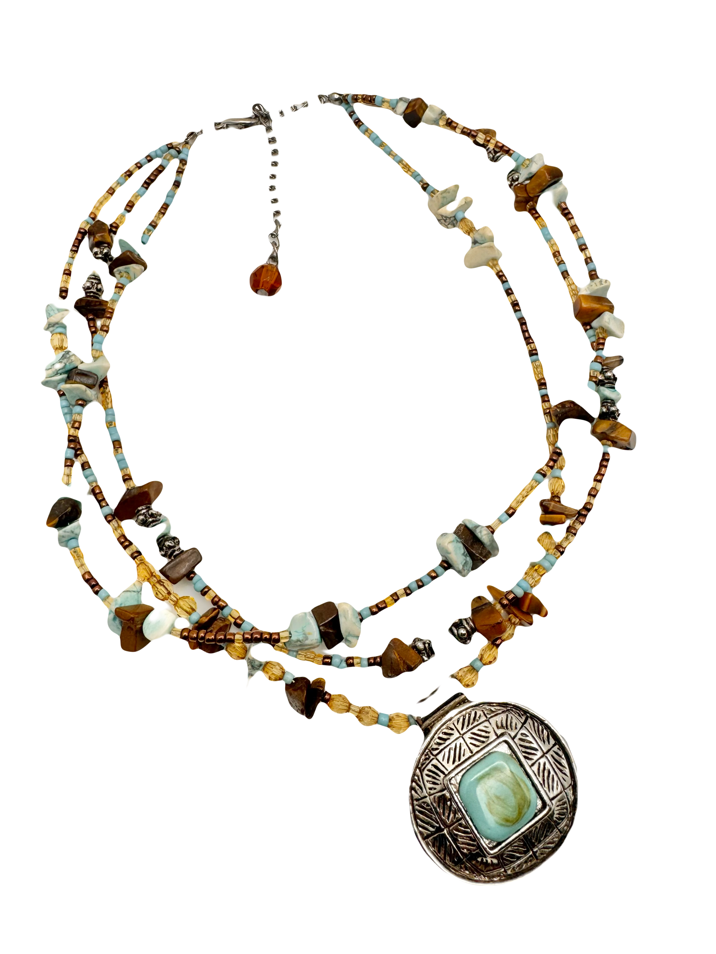 Serenity Stones Beaded Necklace