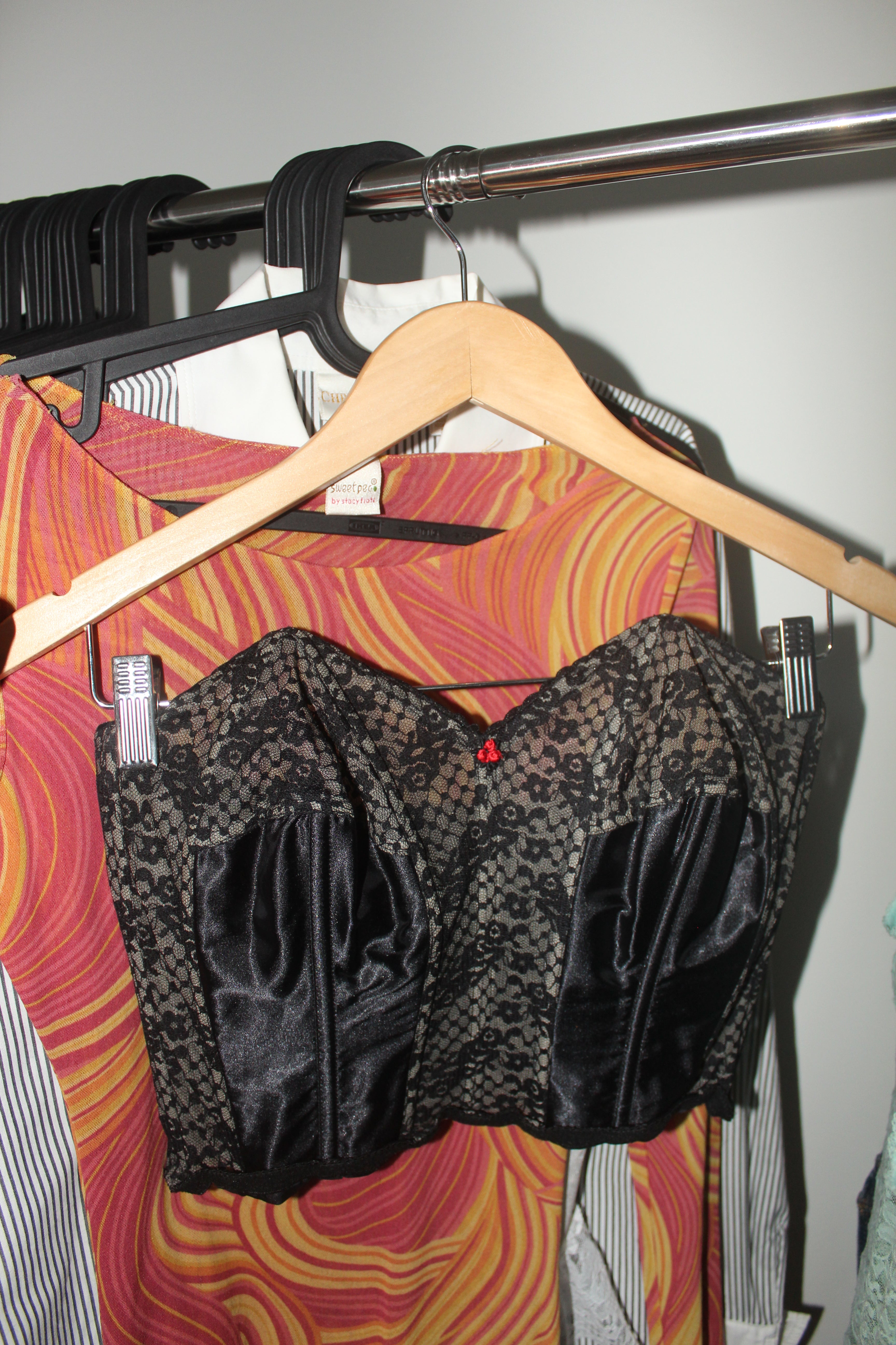Vintgae 80s Lace Bustier Top (M)