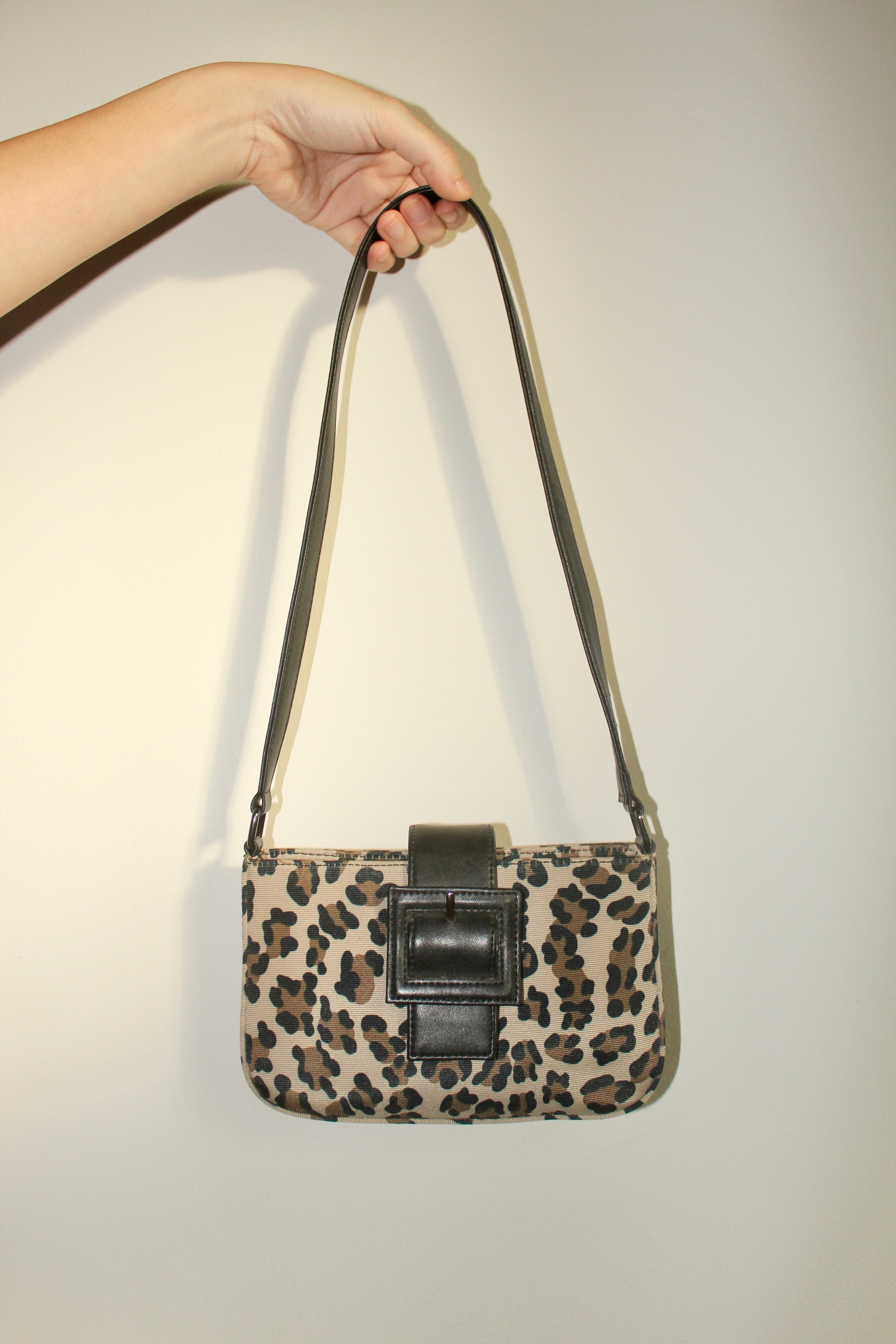 Vintage 90s Cheetah Shoulder Purse