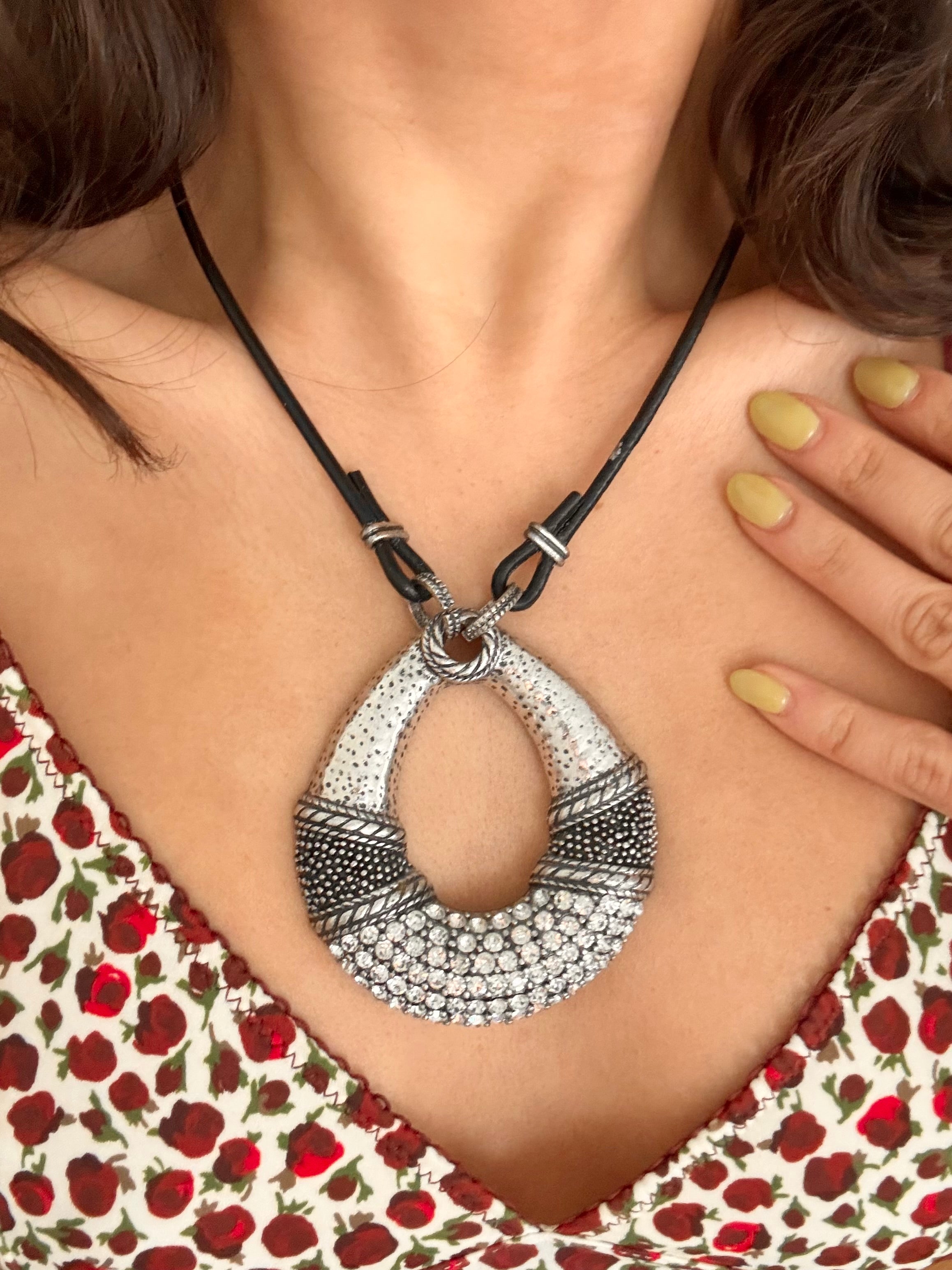Celestial Stone Pendant Necklace