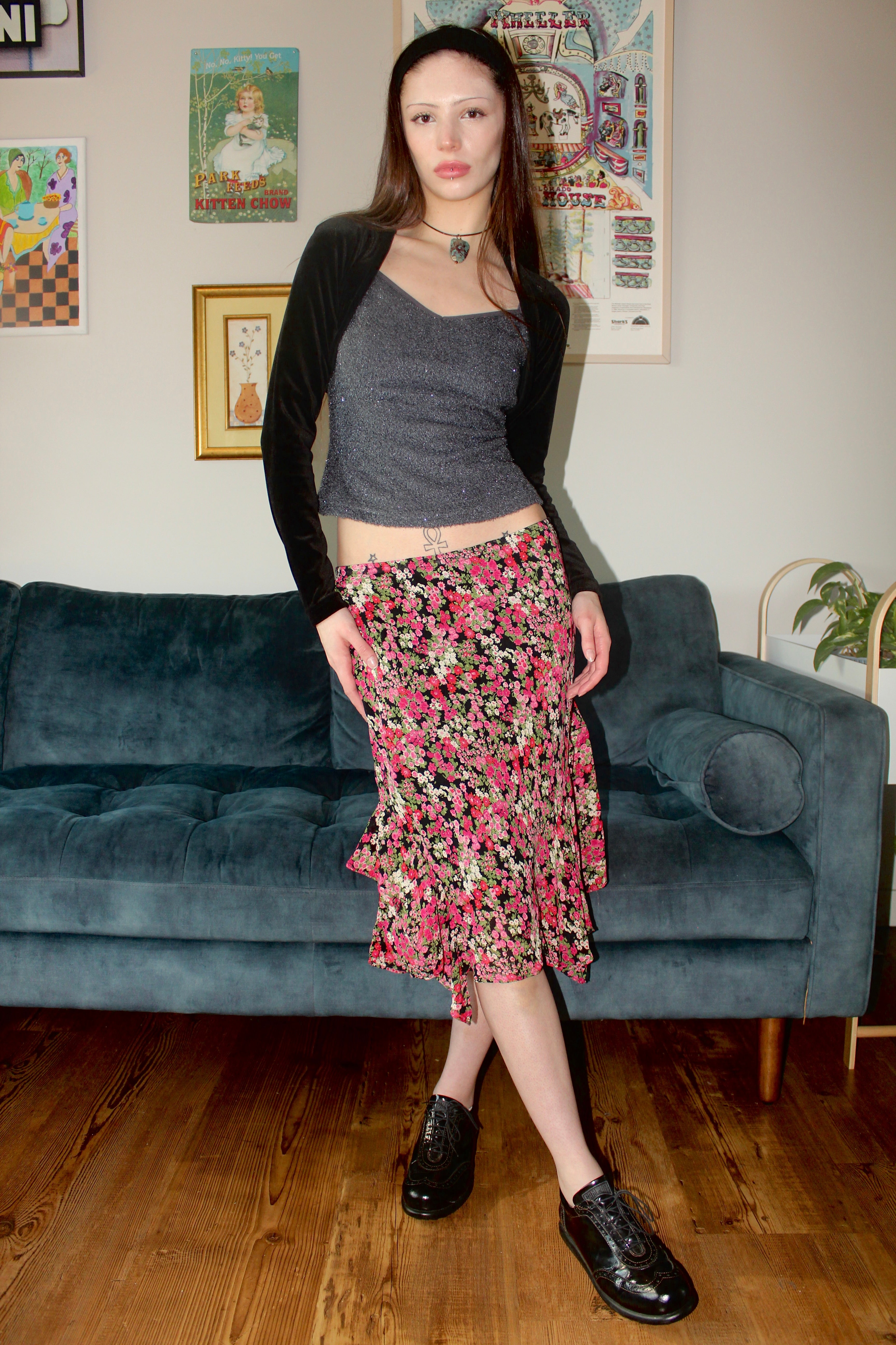 Vintage 90s Cropped Bolero Knit (XS/S)