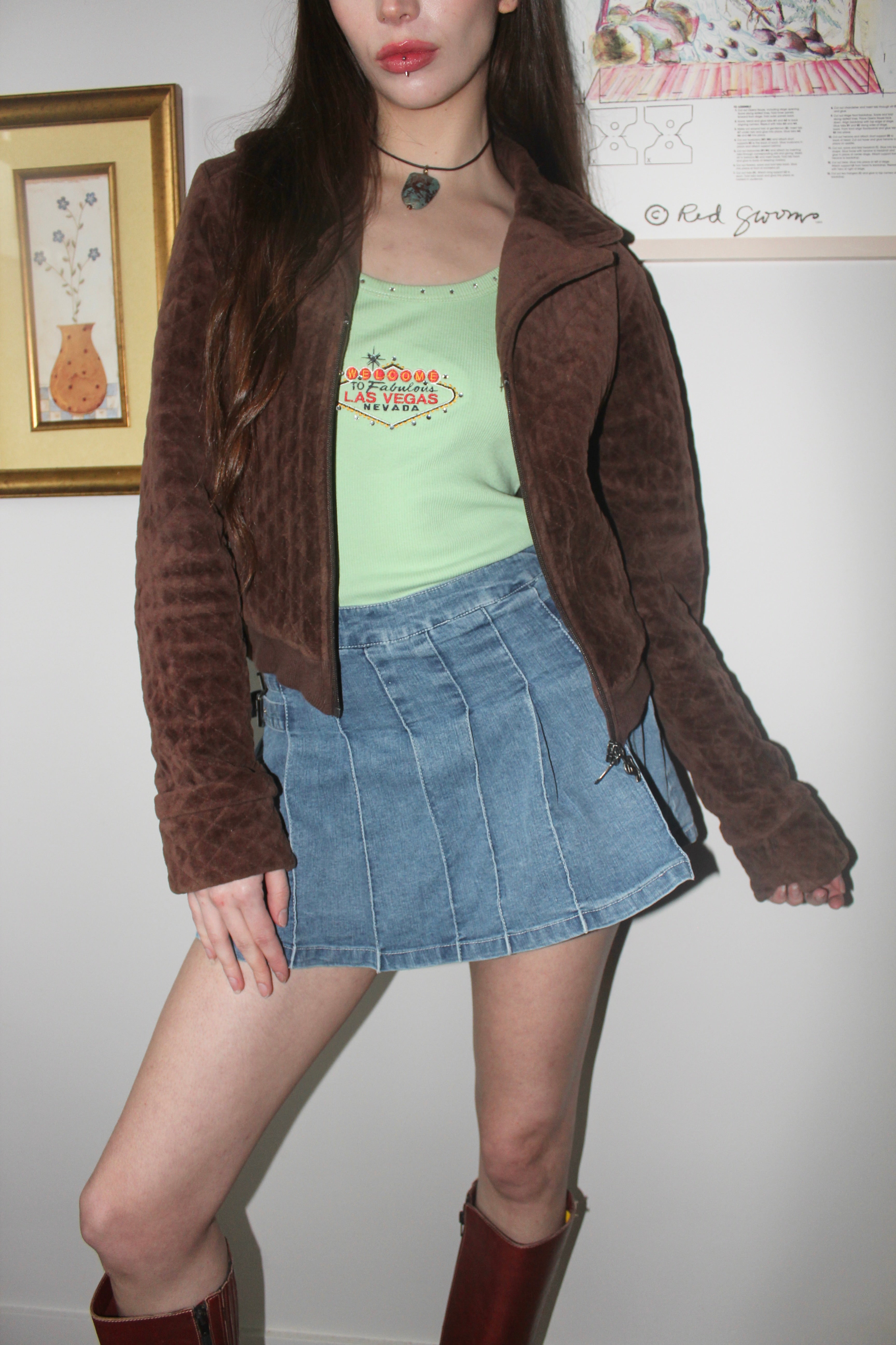 Vintage 90s Las Vegas Graphic Tank (M)