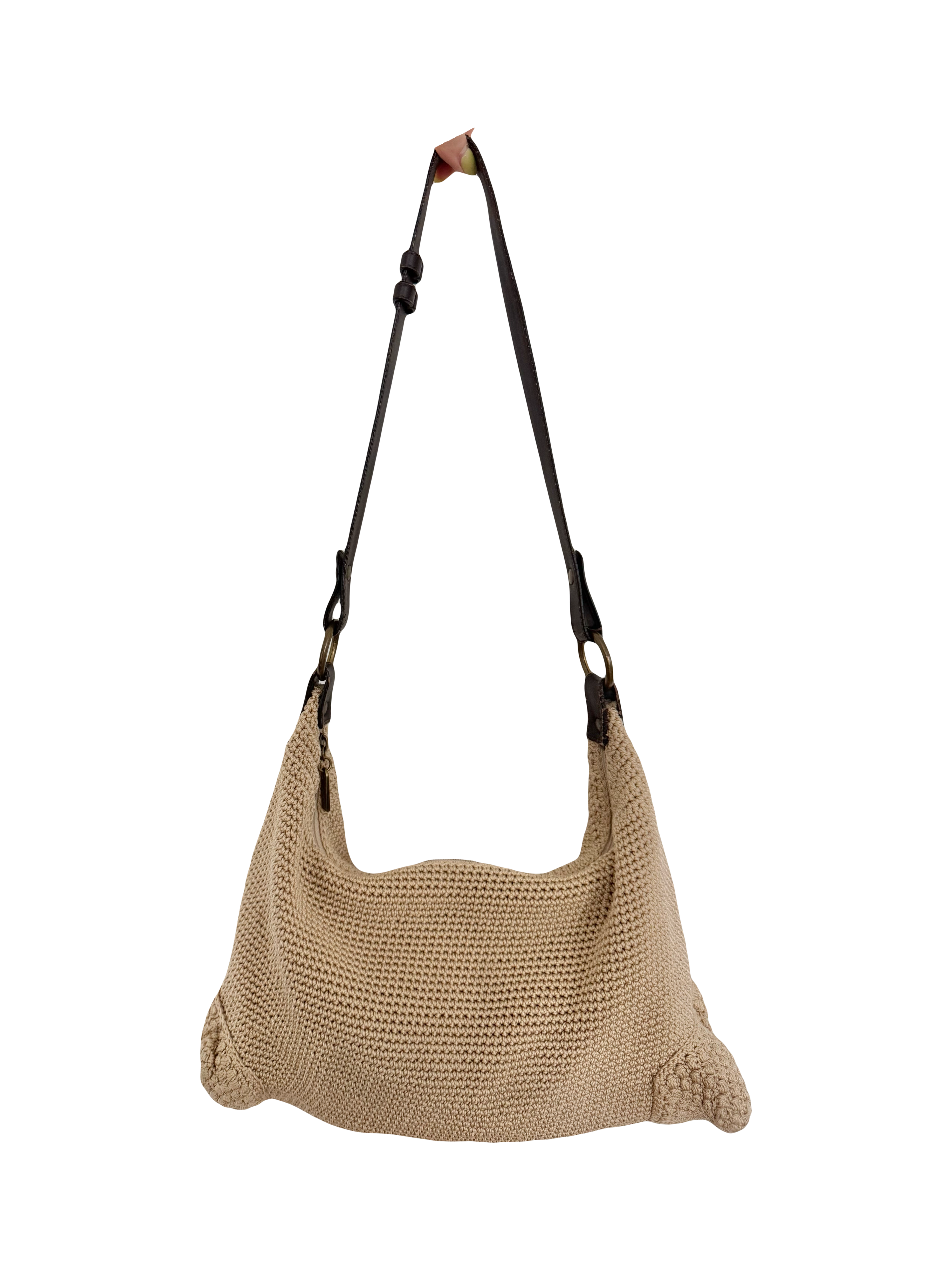 Vintage 90s Tan Textured Purse