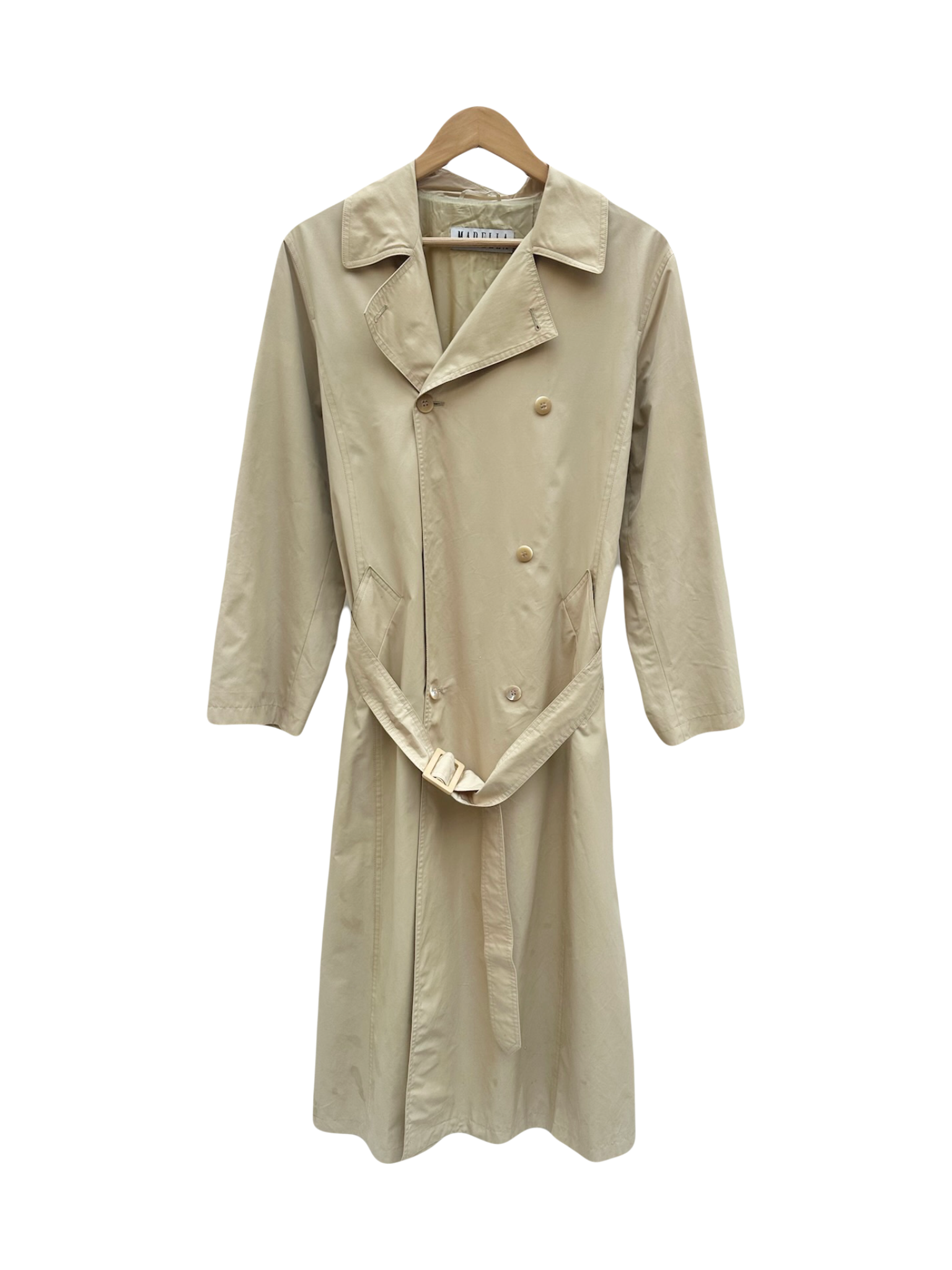 Vintage 90s Classic Double Breasted Trench Coat (M)