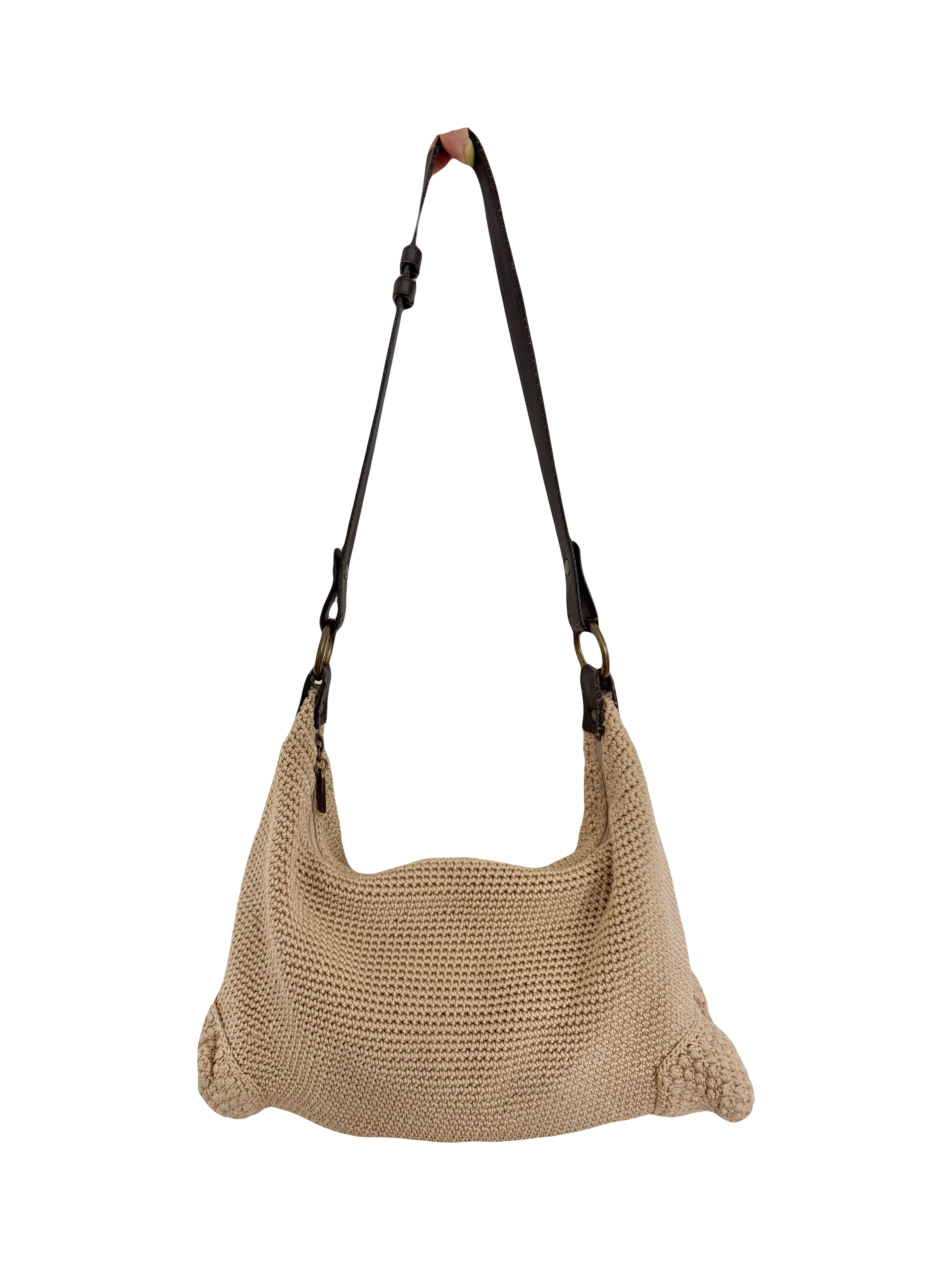 Vintage 90s Tan Textured Purse