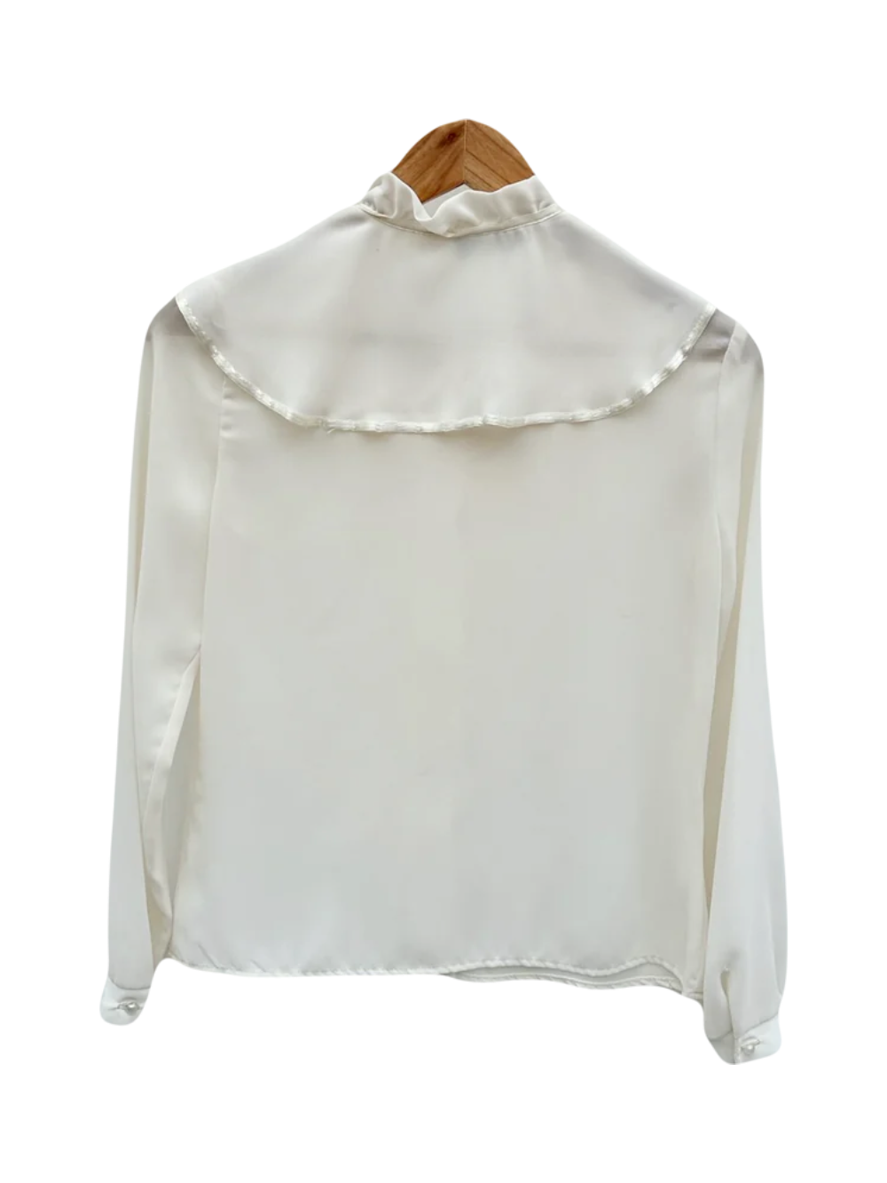 Vintage 80s Dainty Collared Blouse (S/M)