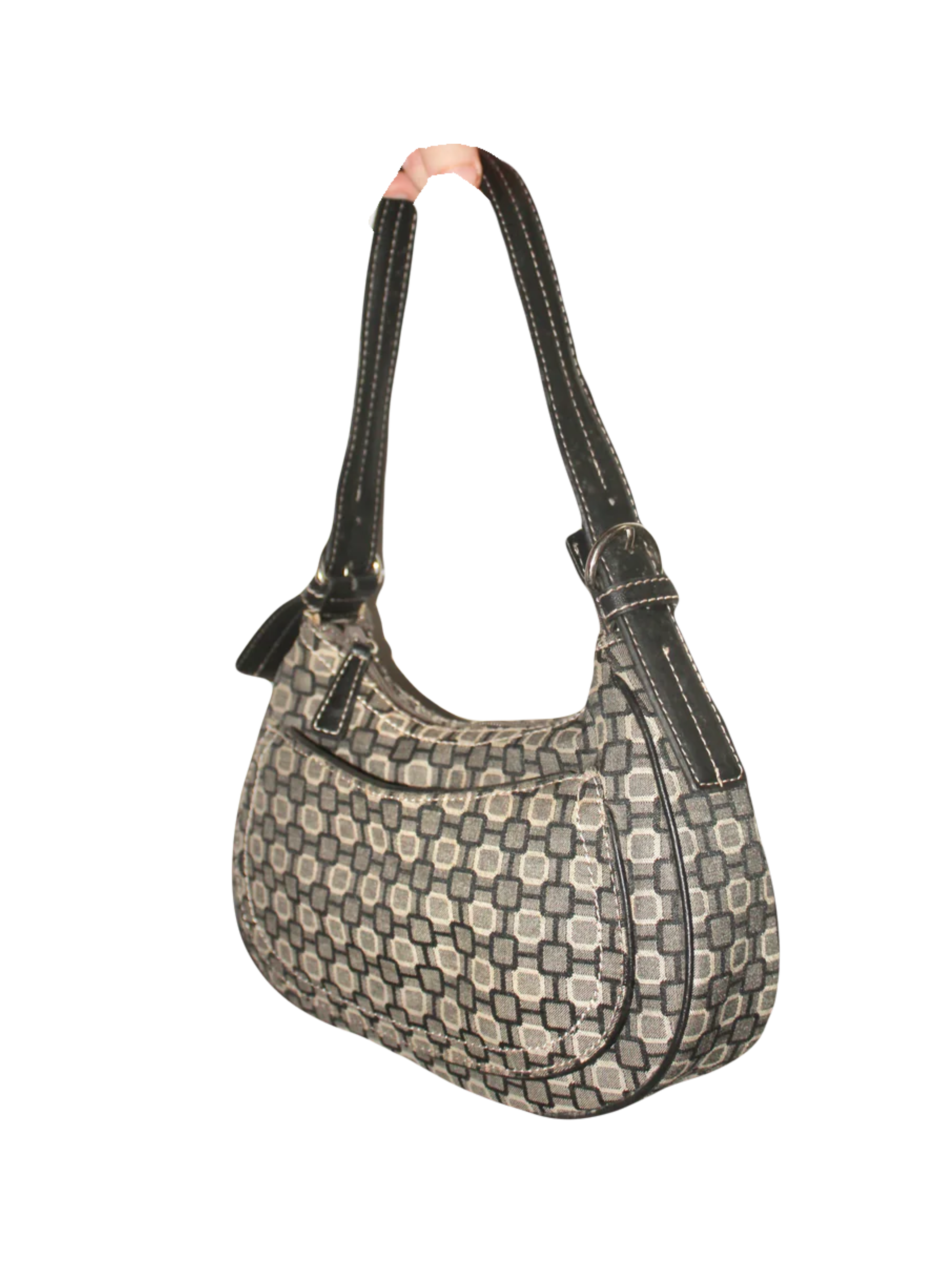 Vintage 90s Geometric Patterned Purse