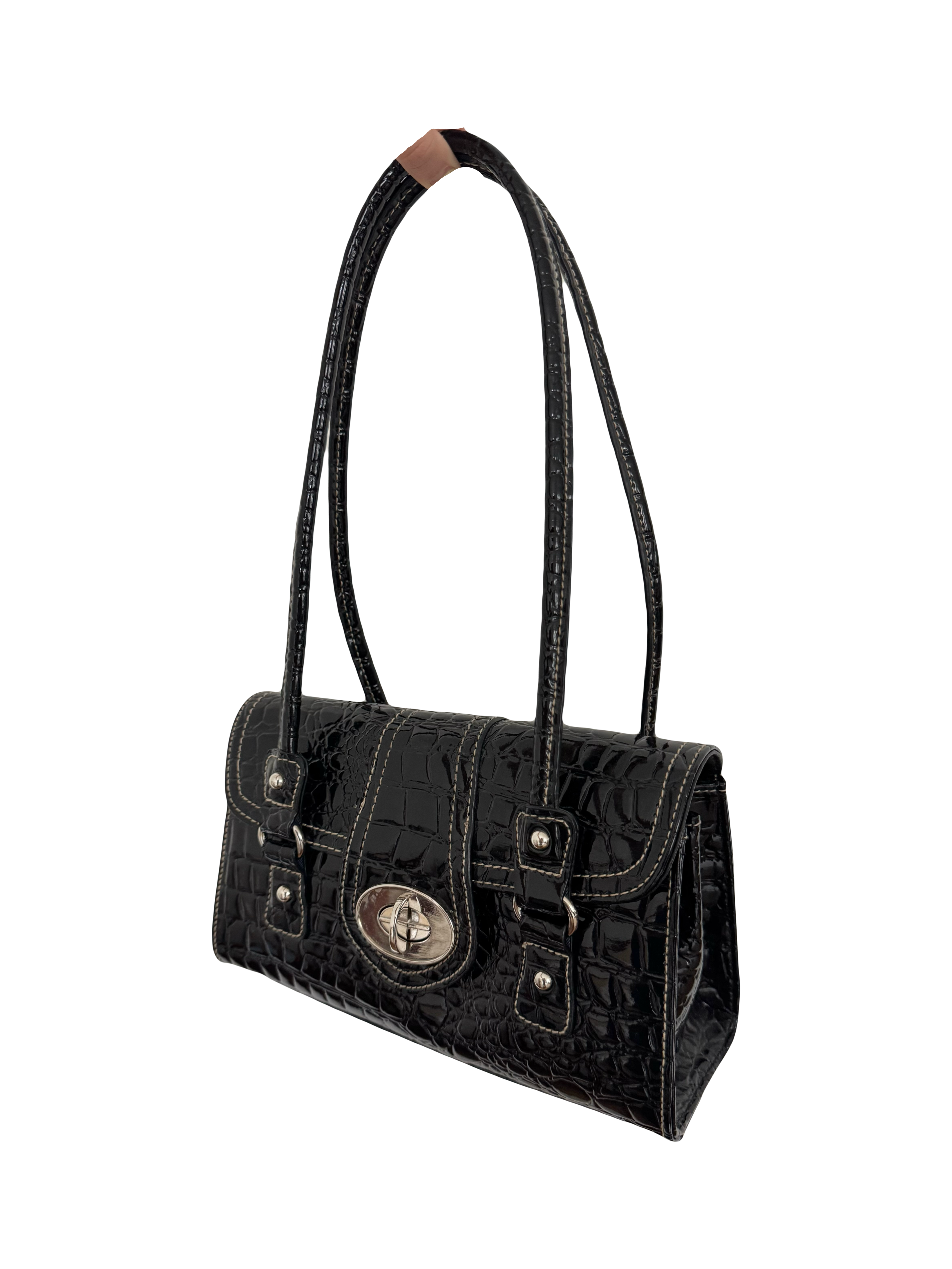 Vintage 90s Textured Structured Purse