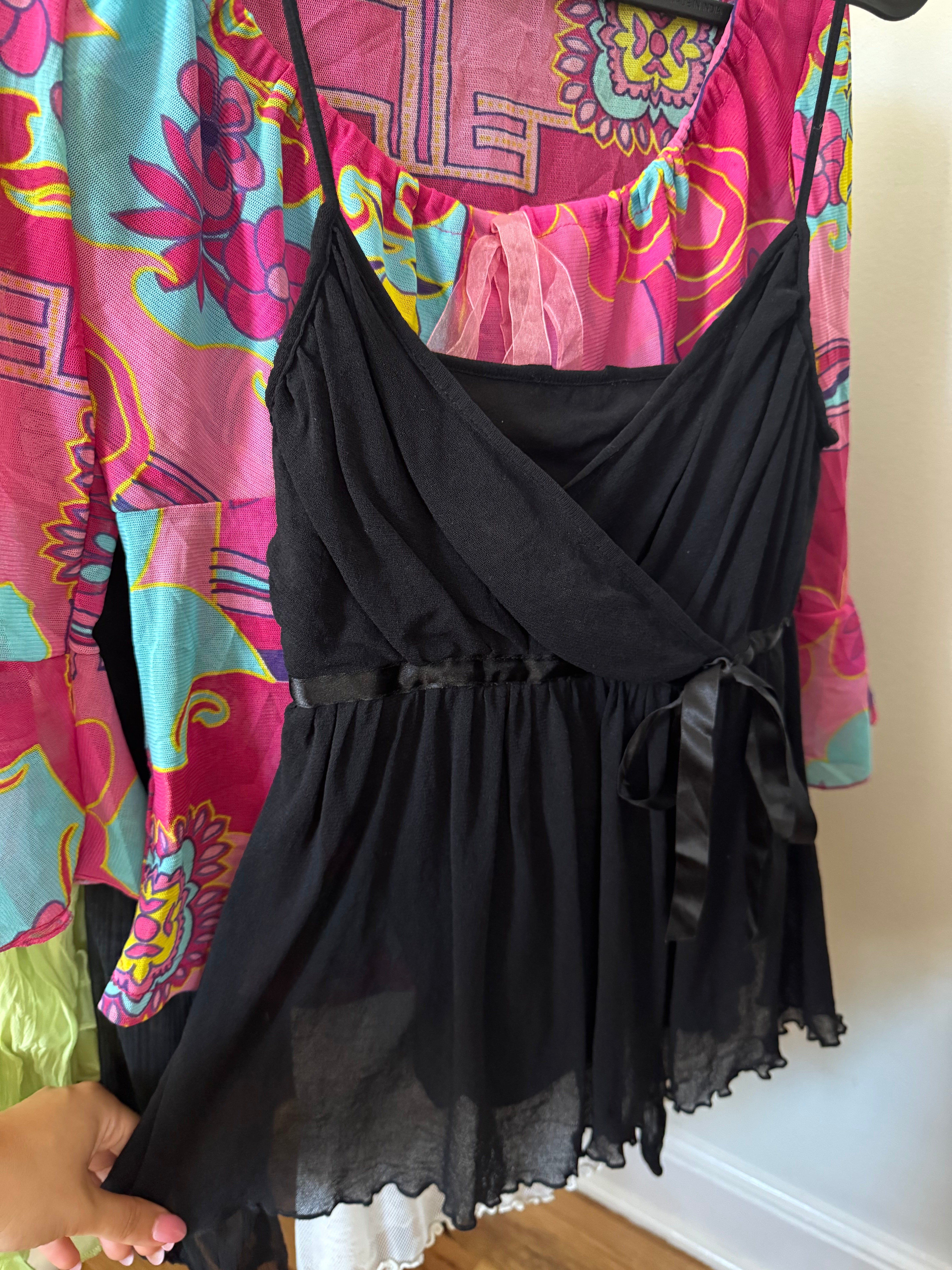 Vintage 90s Dainty Gauzy Babydoll Cami (S)