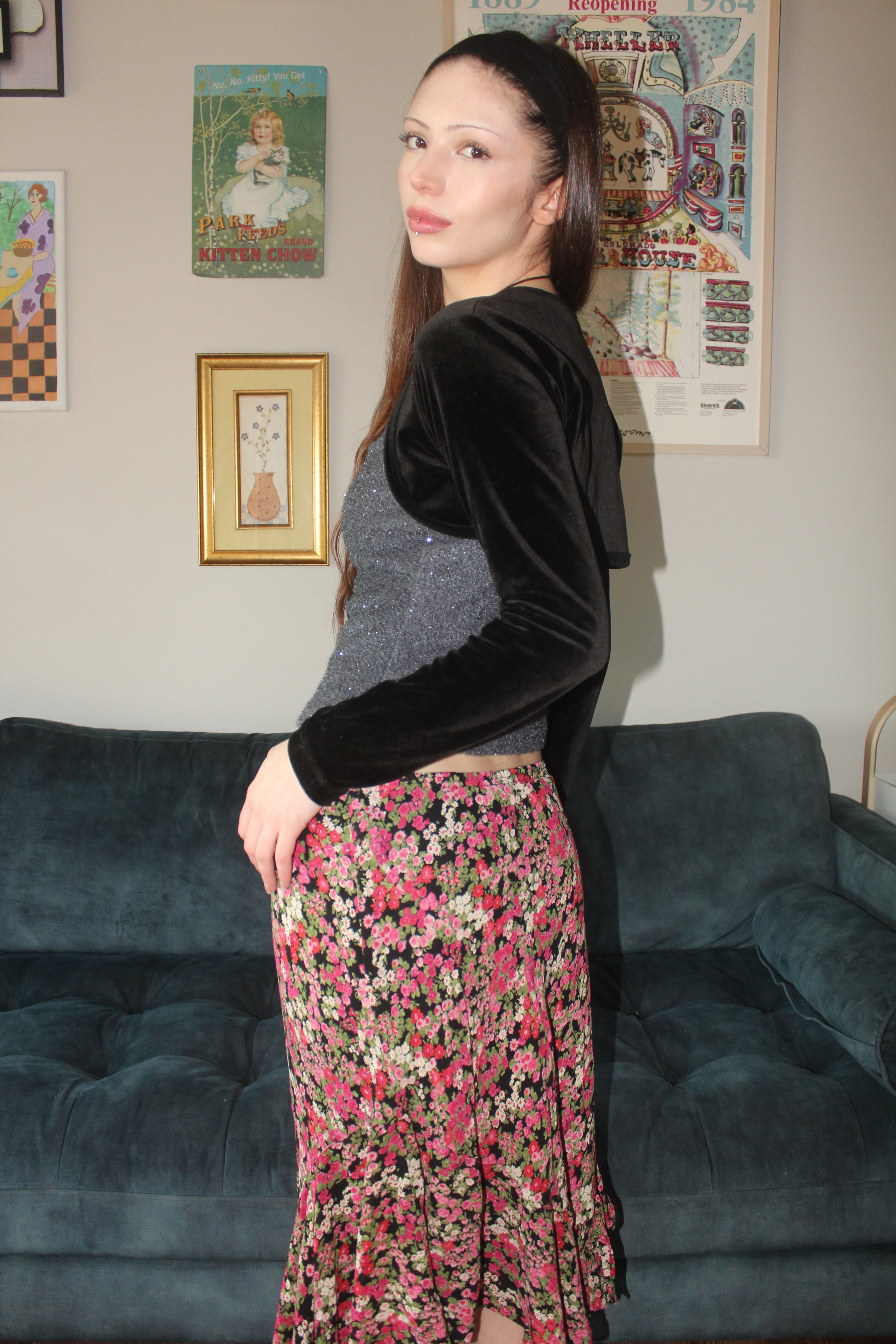 Vintage 90s Cropped Bolero Knit (XS/S)