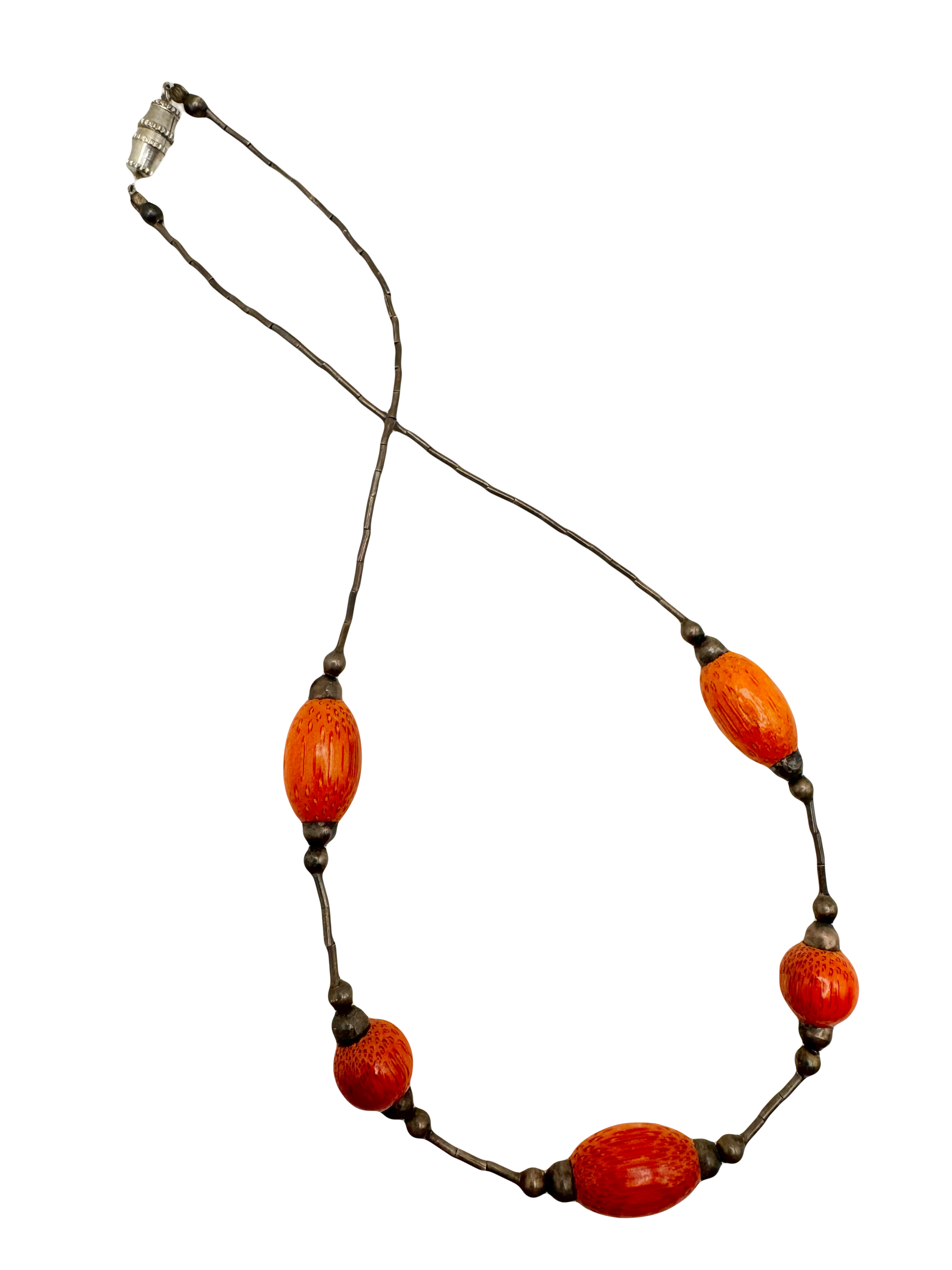 Crimson Rebel Beaded Choker