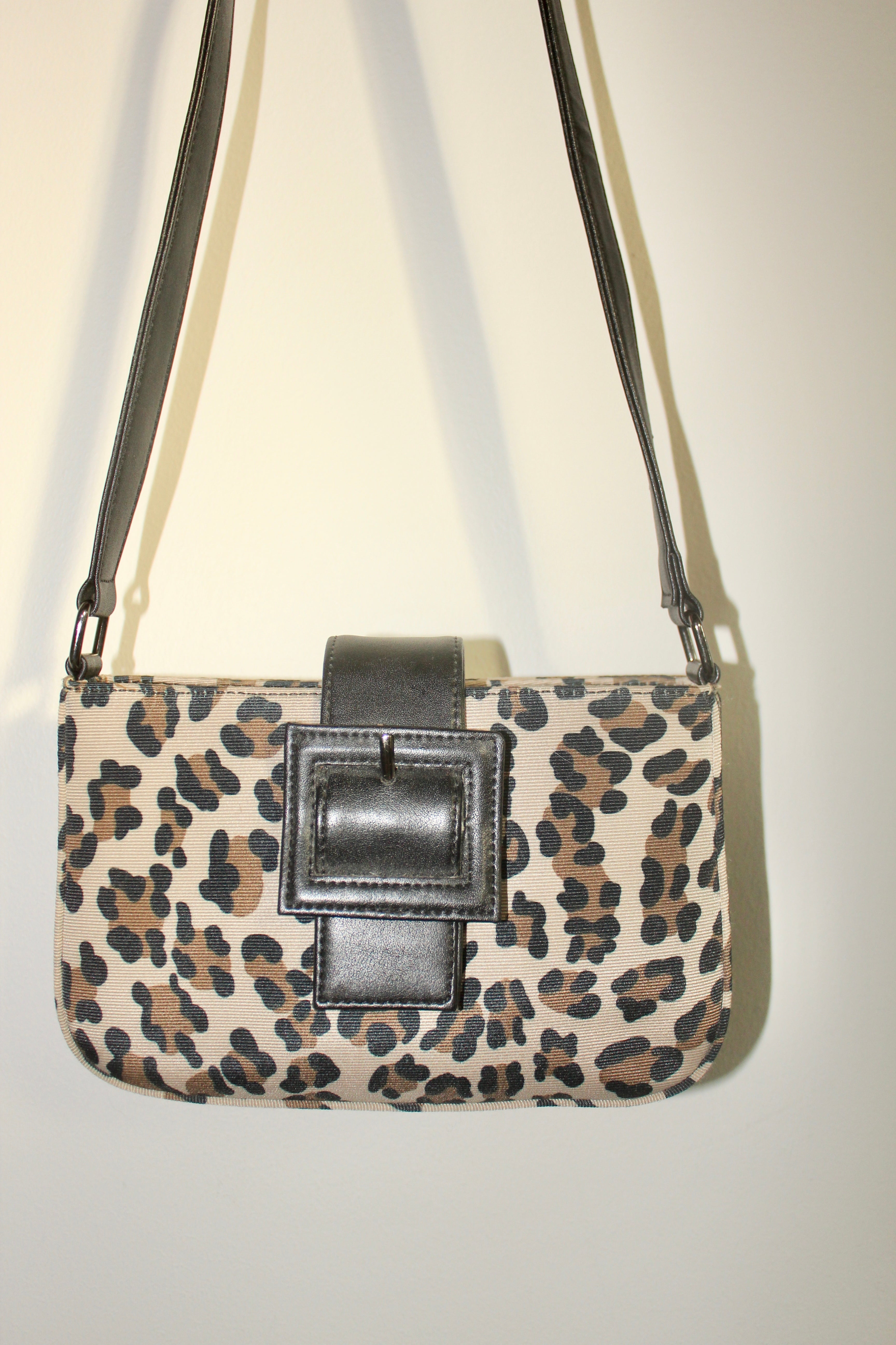 Vintage 90s Cheetah Shoulder Purse