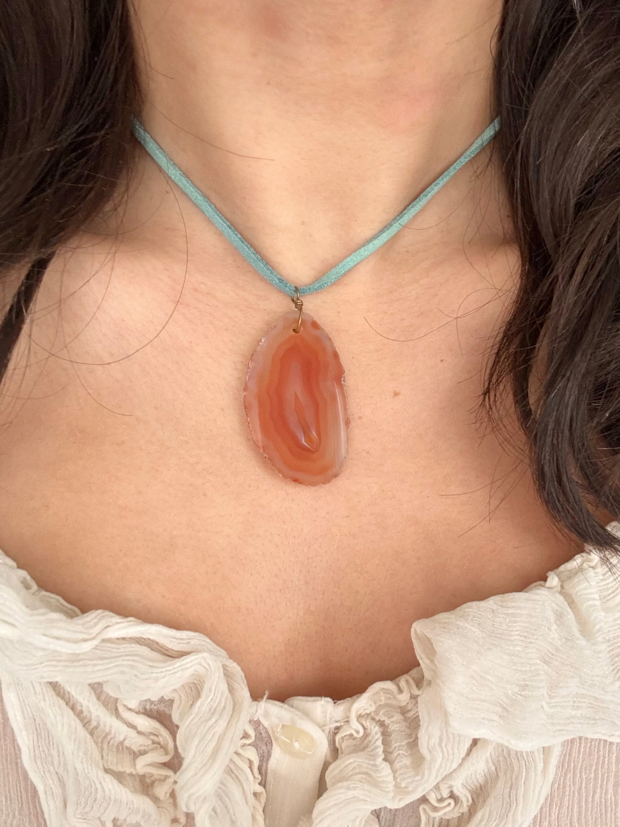 Whispering Willow Abstract Choker