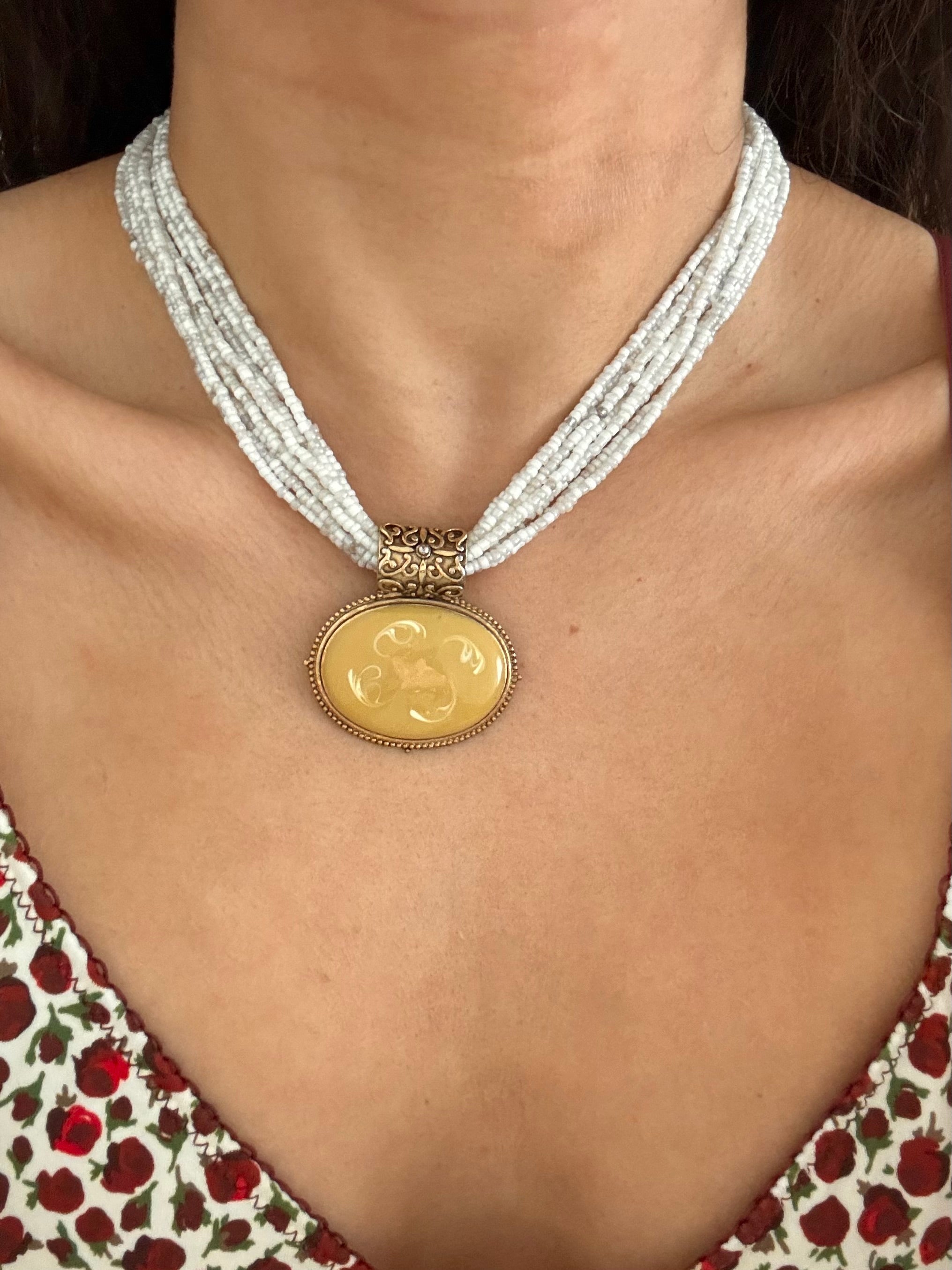 Golden Hour Stone Necklace
