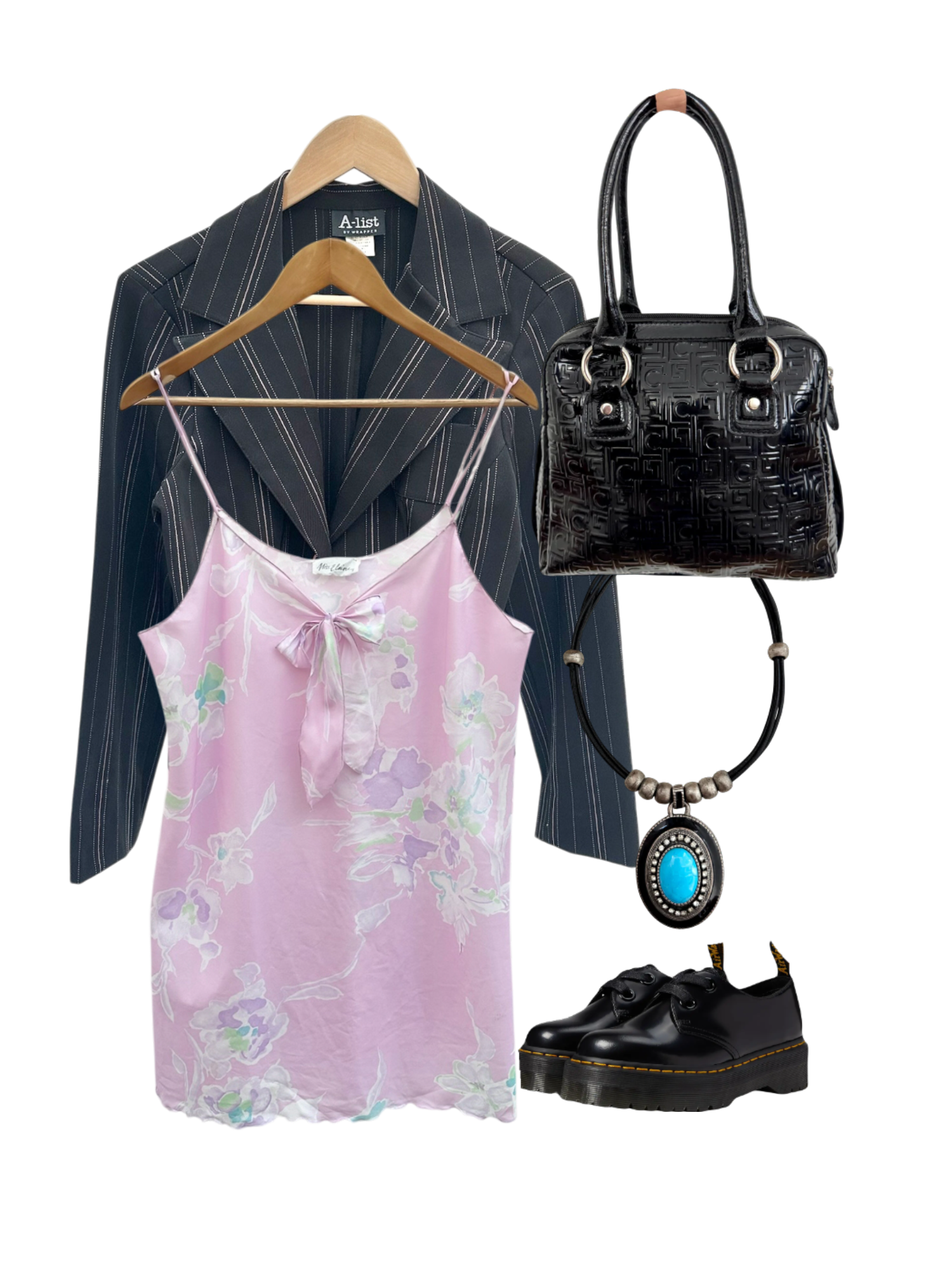 Vintage 90s Miss Elaine Floral Slip Dress (L)