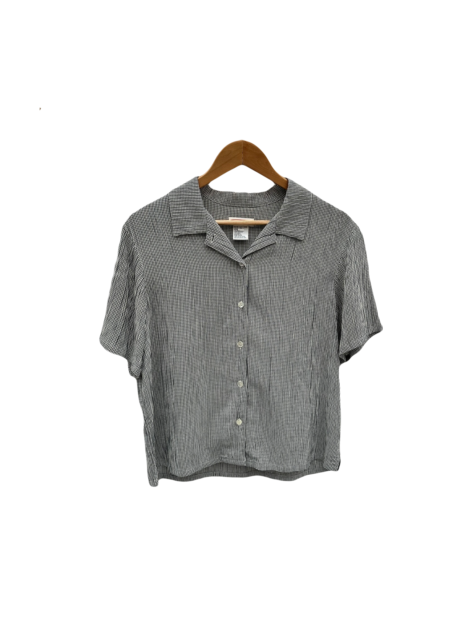 Vintage 90s Retro Plaid Short Sleeve (L)