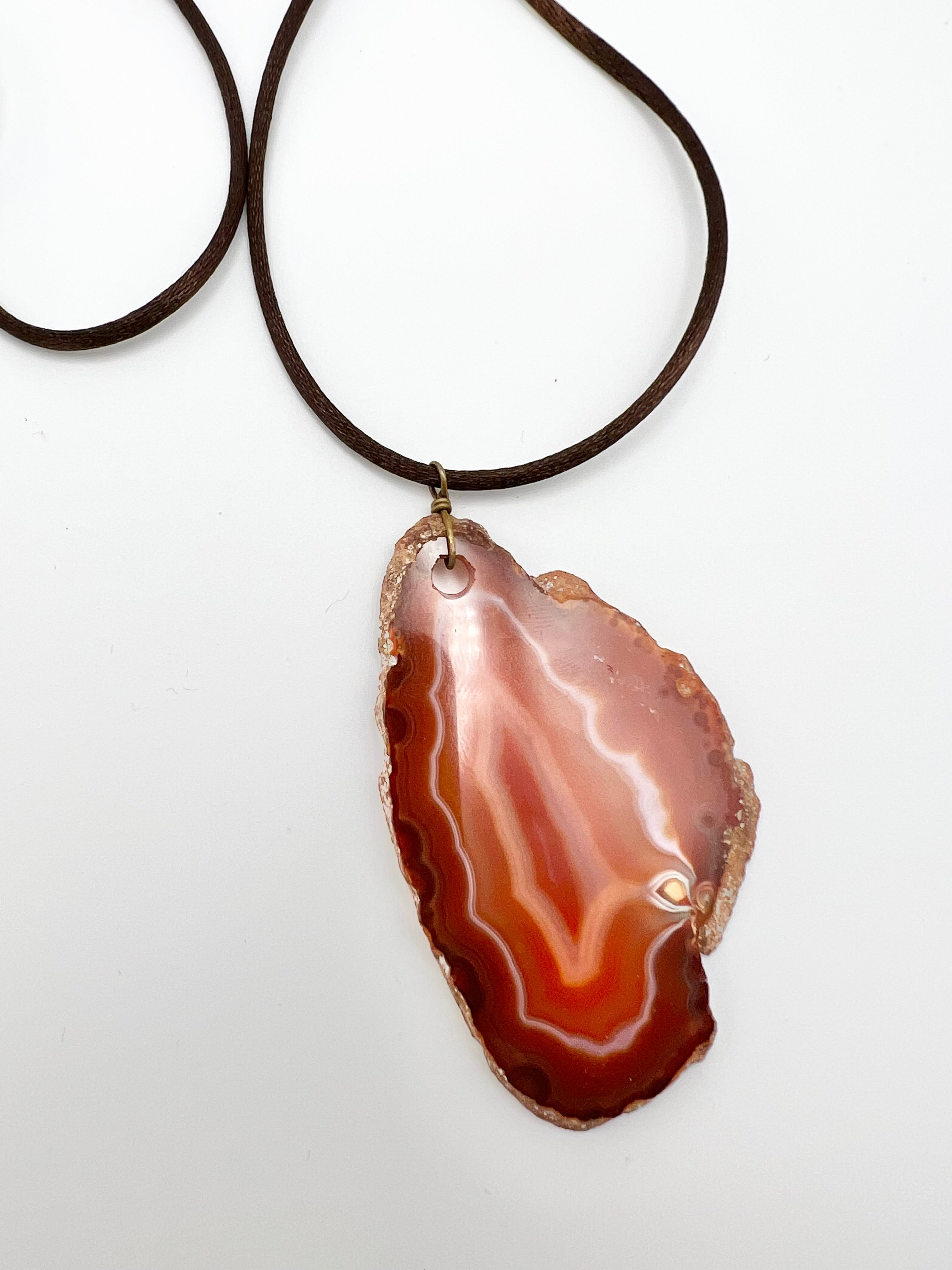 Retro Abstract Ceramic Pendant Choker