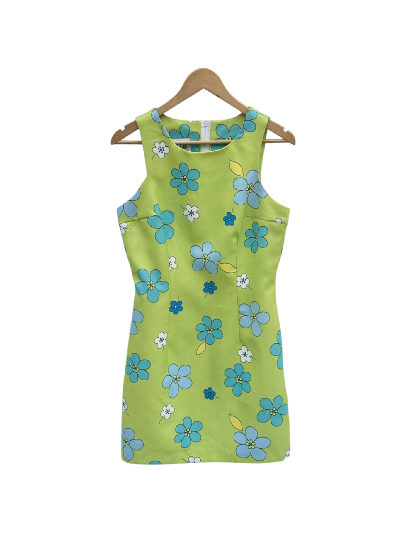 Vintage 90s Retro Floral Mini Dress (M)