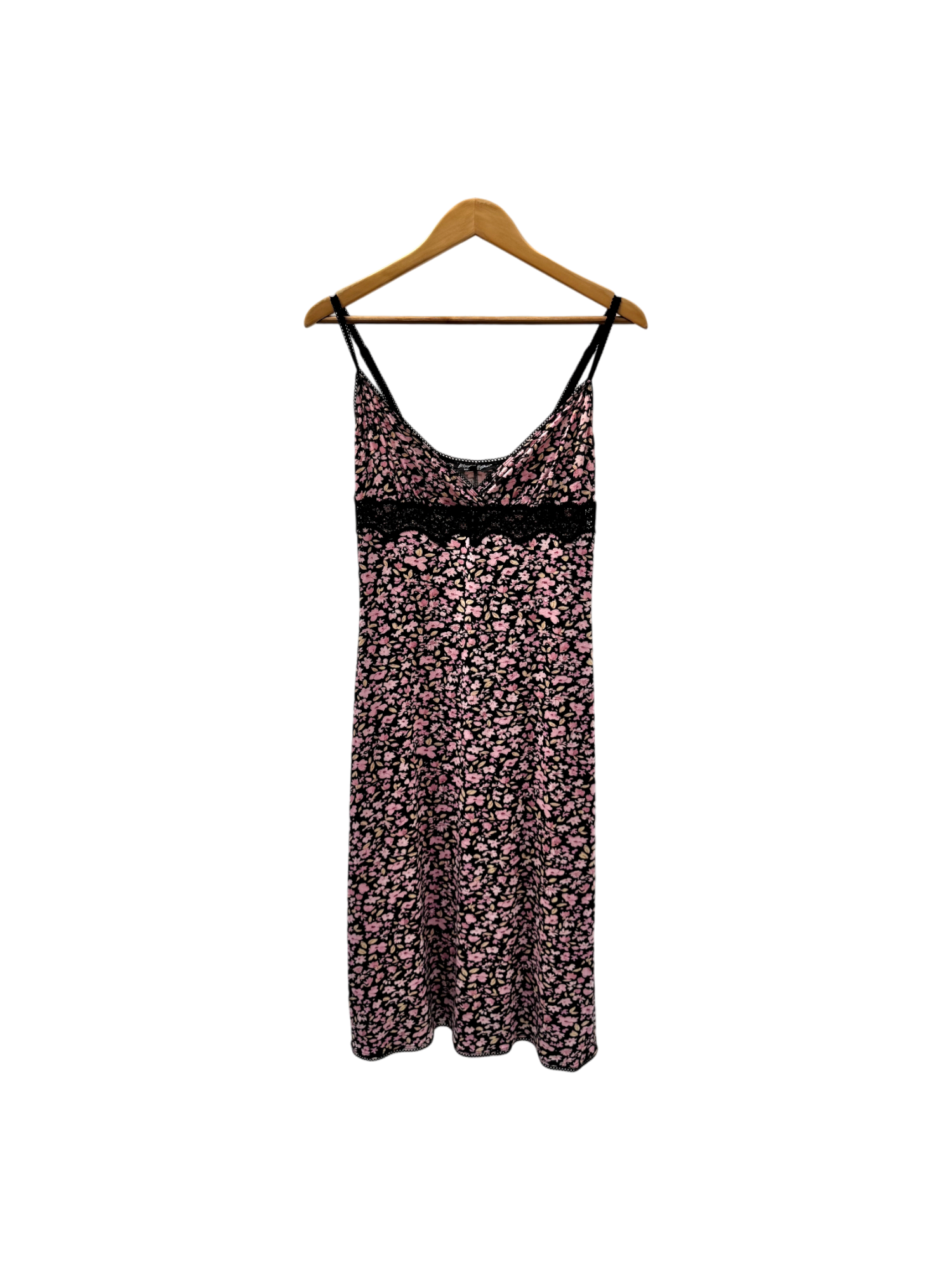 Vintage 90s Betsey Johnson Floral Lace Midi Dress