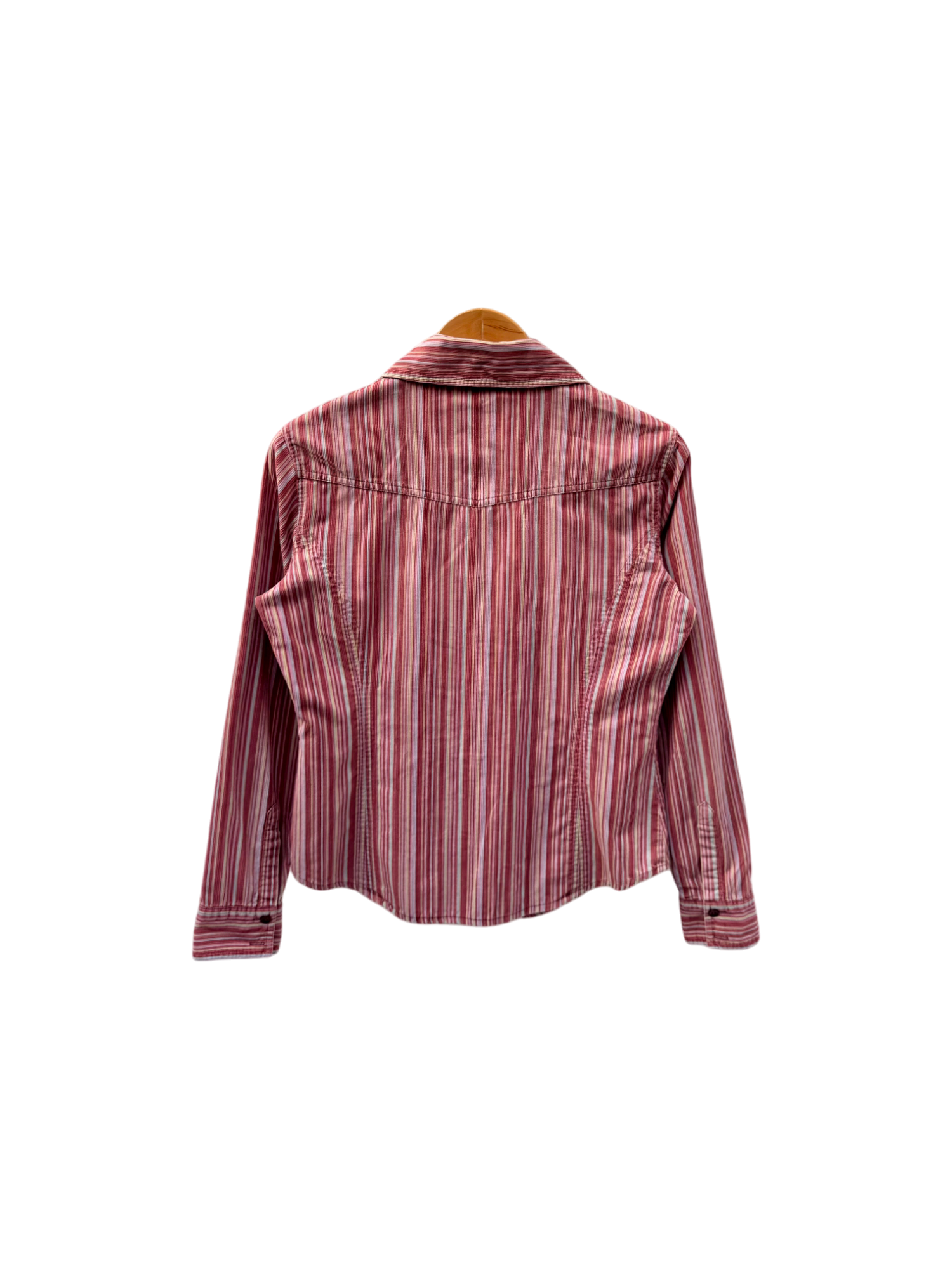 Vintage 90s Corduroy Pinstriped Button Up (M)