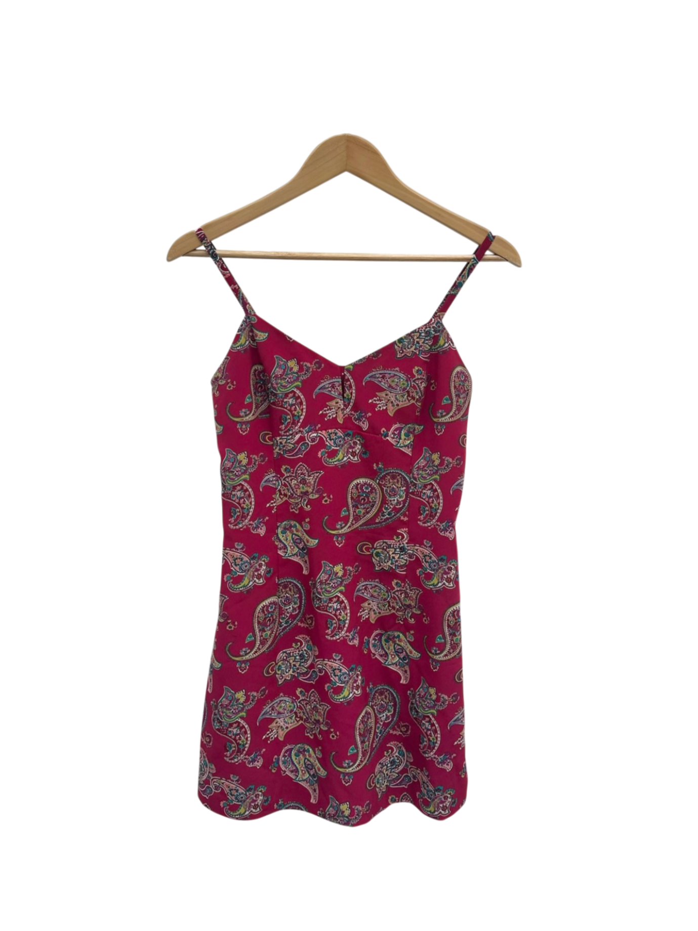 Vintage 90s Cherry Paisley Romper (S)