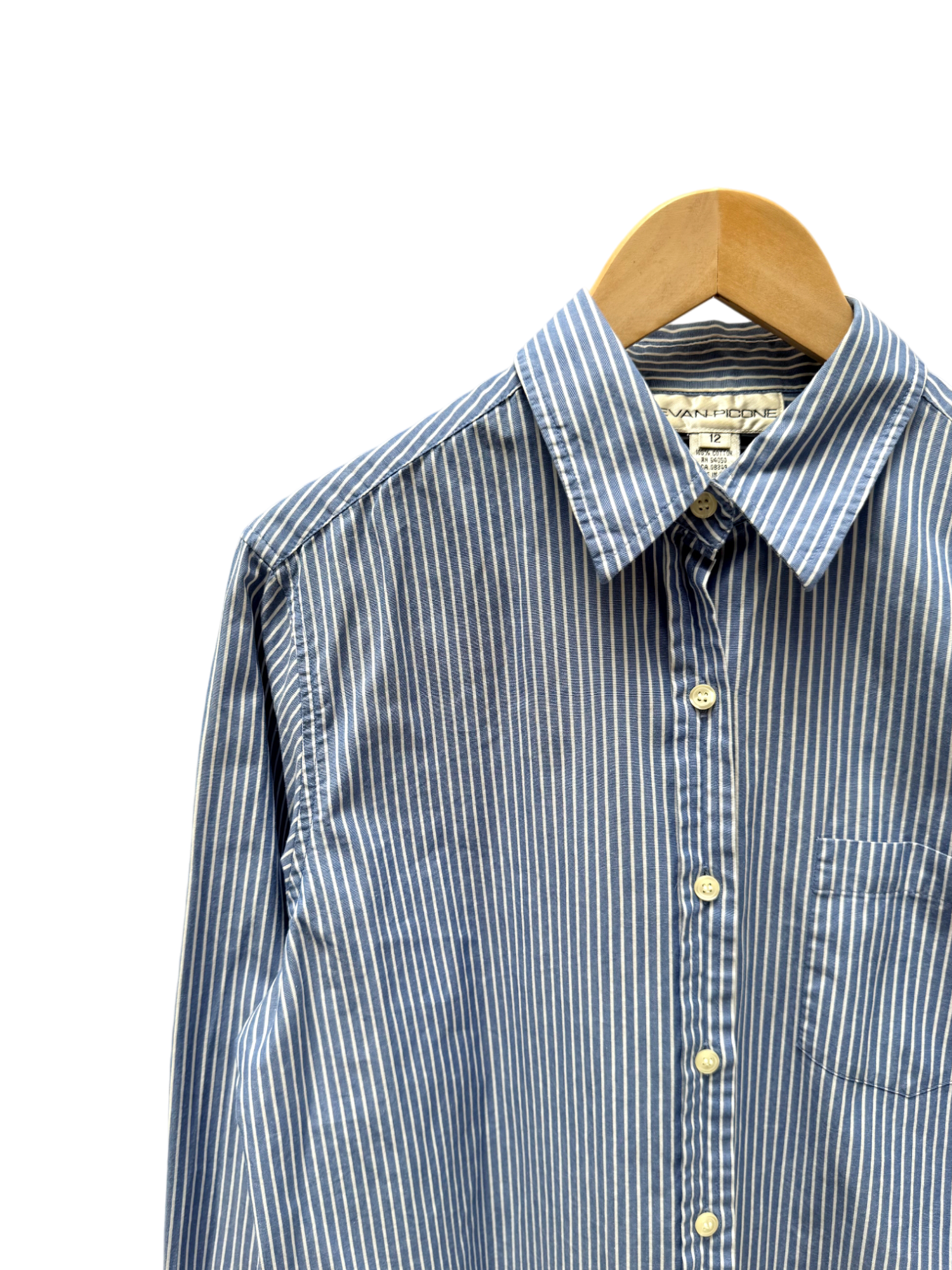 Vintage 90s Classic Perfect Striped Button Up (M)