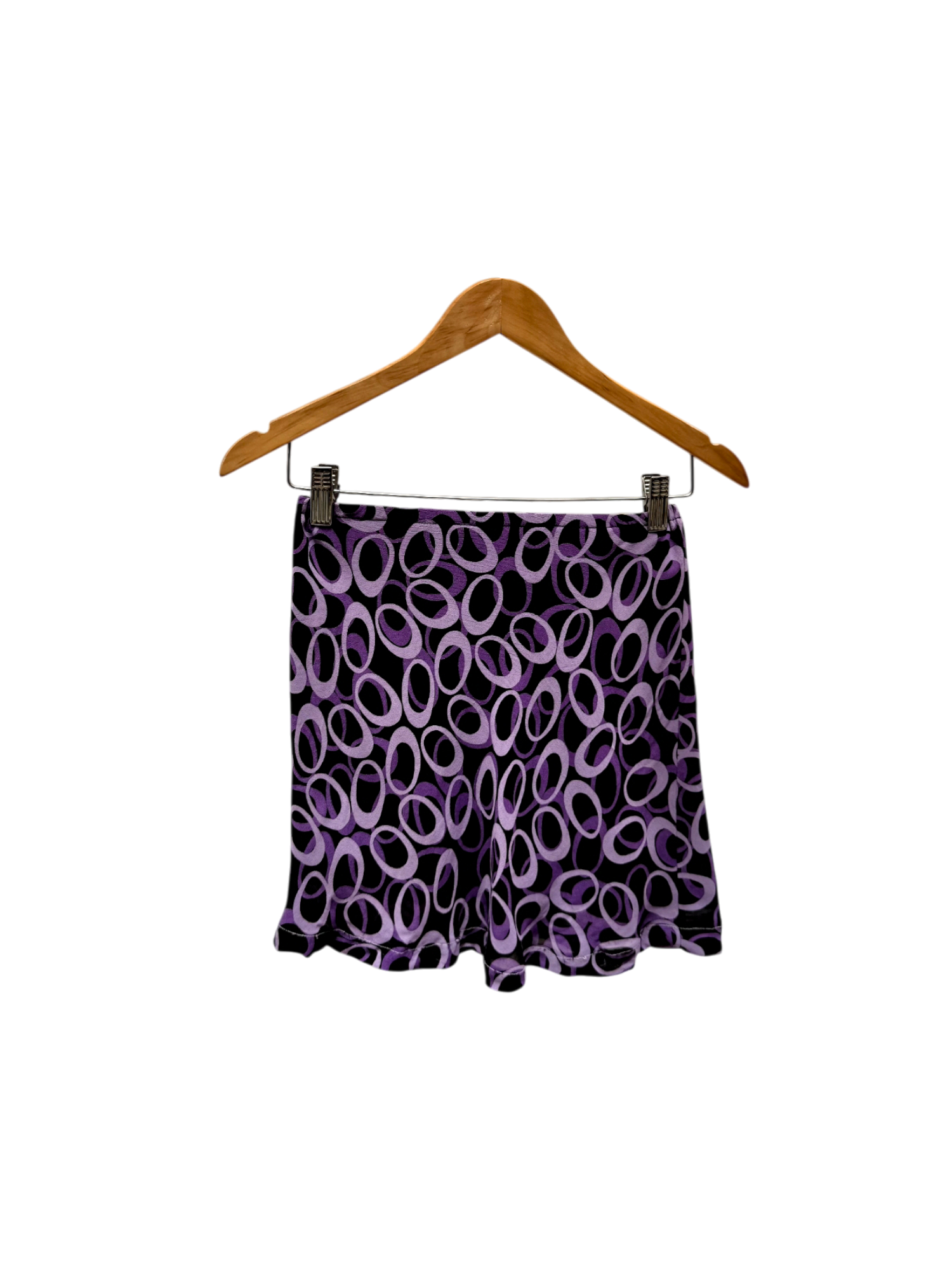 Vintage 90s Squiggle Mini Skirt (XS)