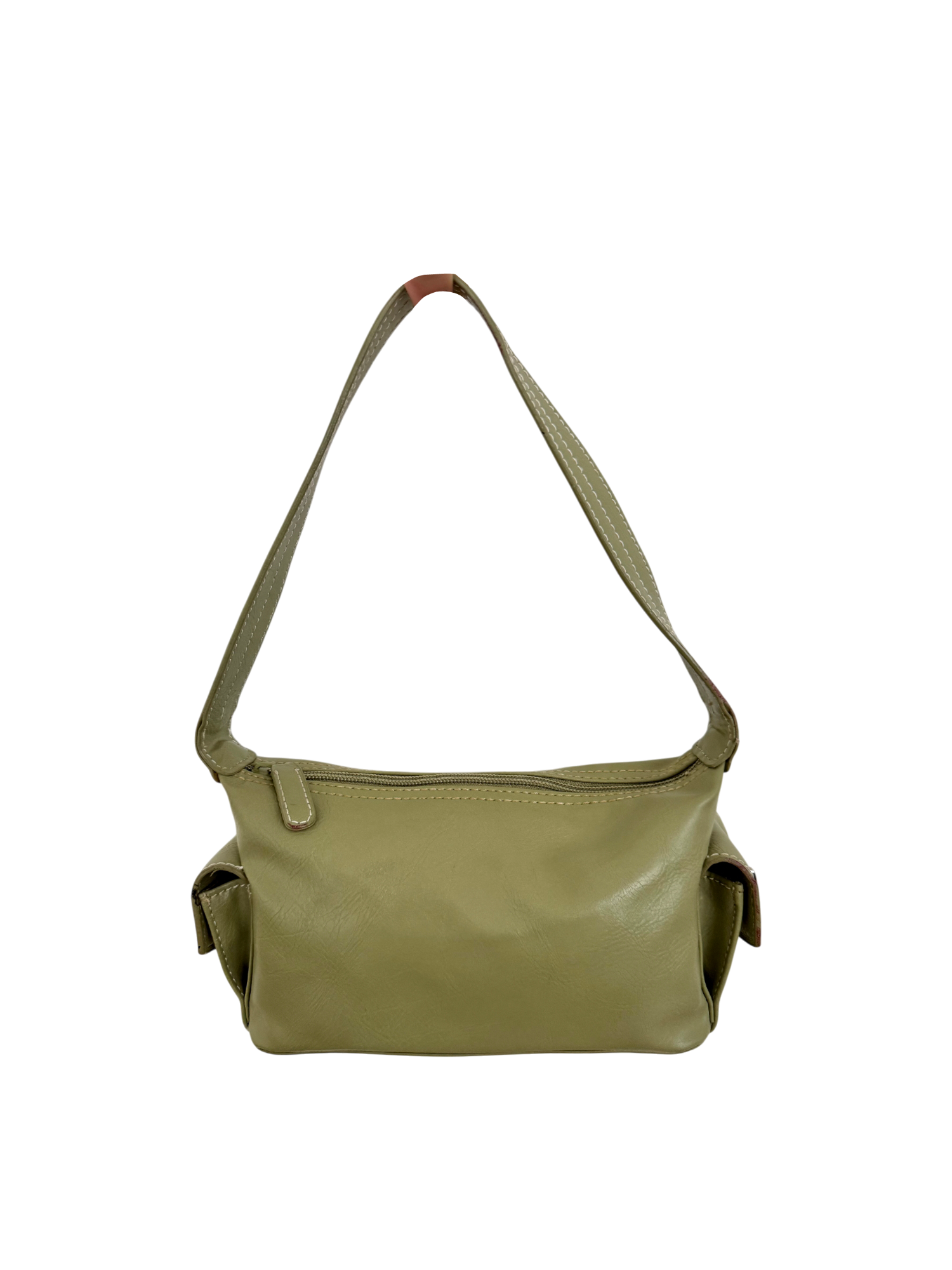 Vintage 90s Avocado Shoulder Purse