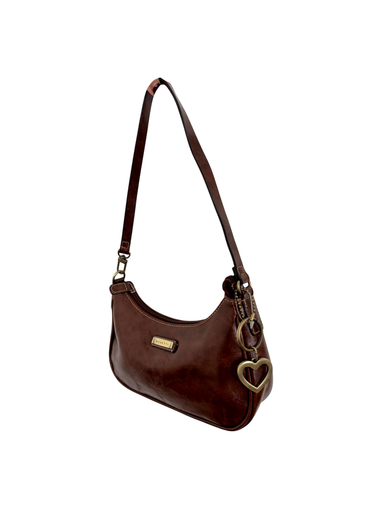 Vintage 90s Chocolate Purse w/ Wallet