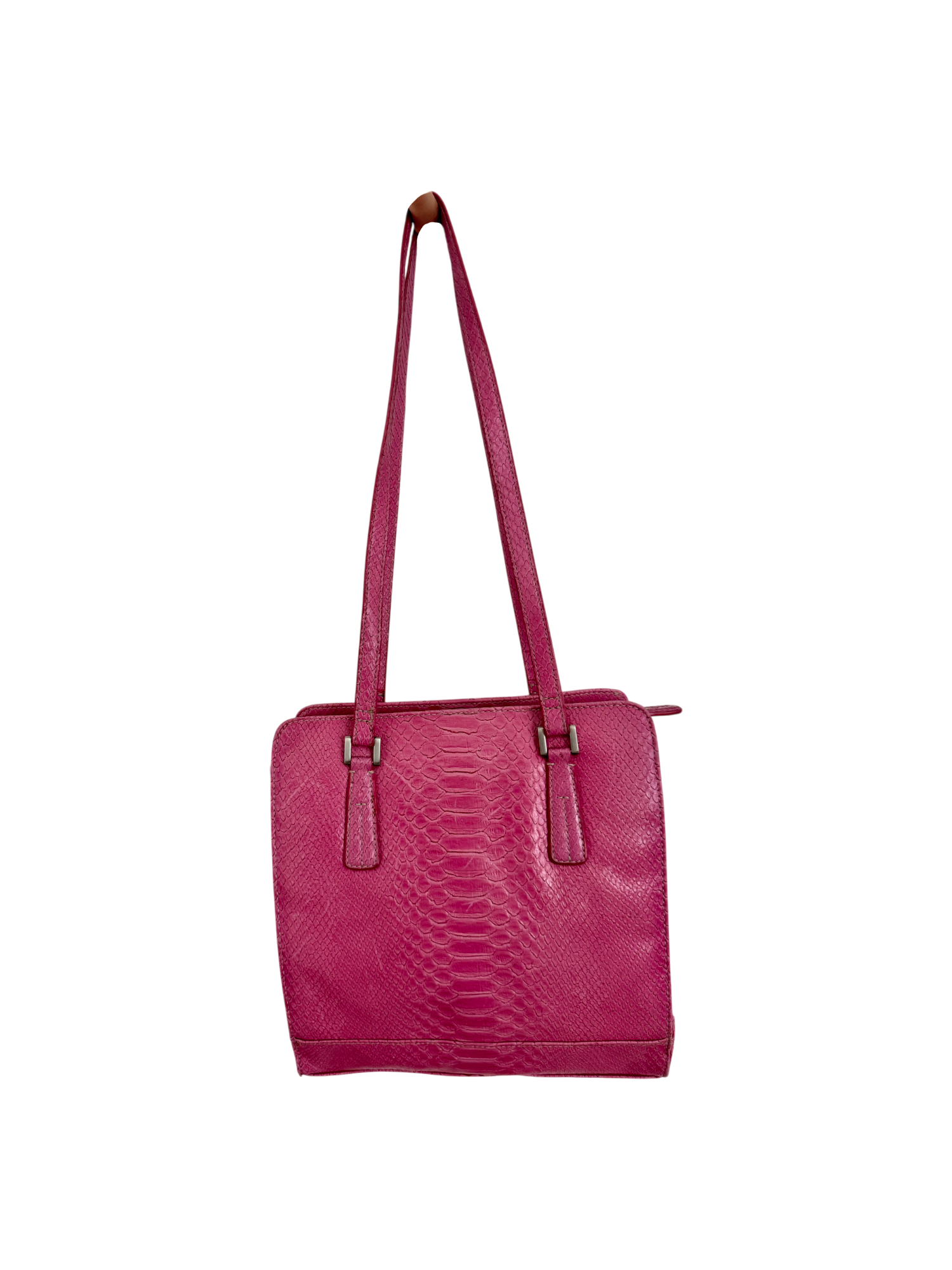 Vintage 90s Pink Messenger Tote