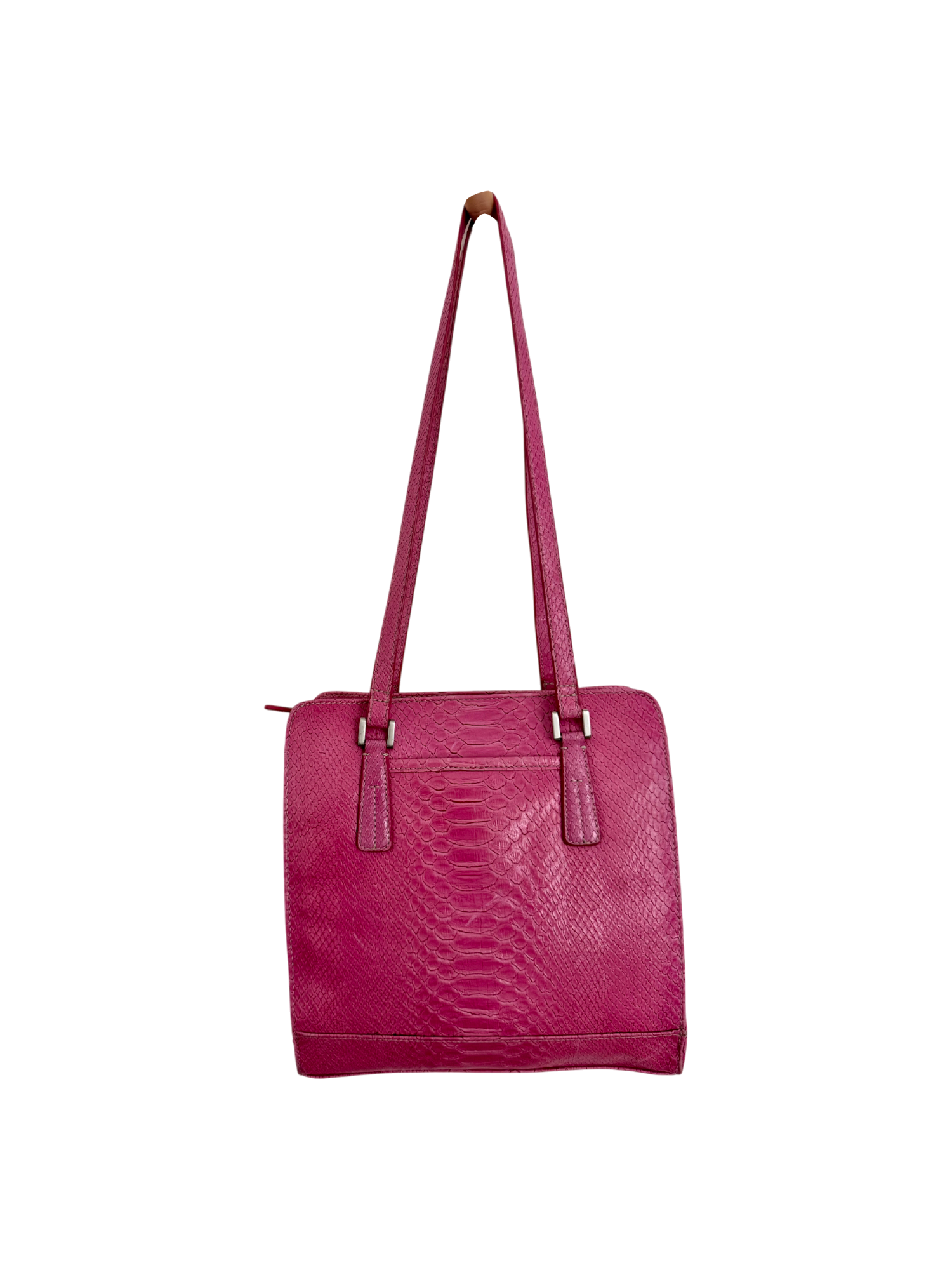 Vintage 90s Pink Messenger Tote
