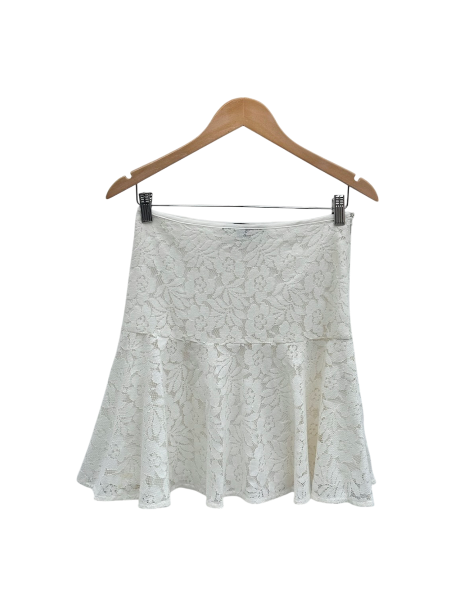 Vintage Y2K Lace Drop Waist Skirt (S)