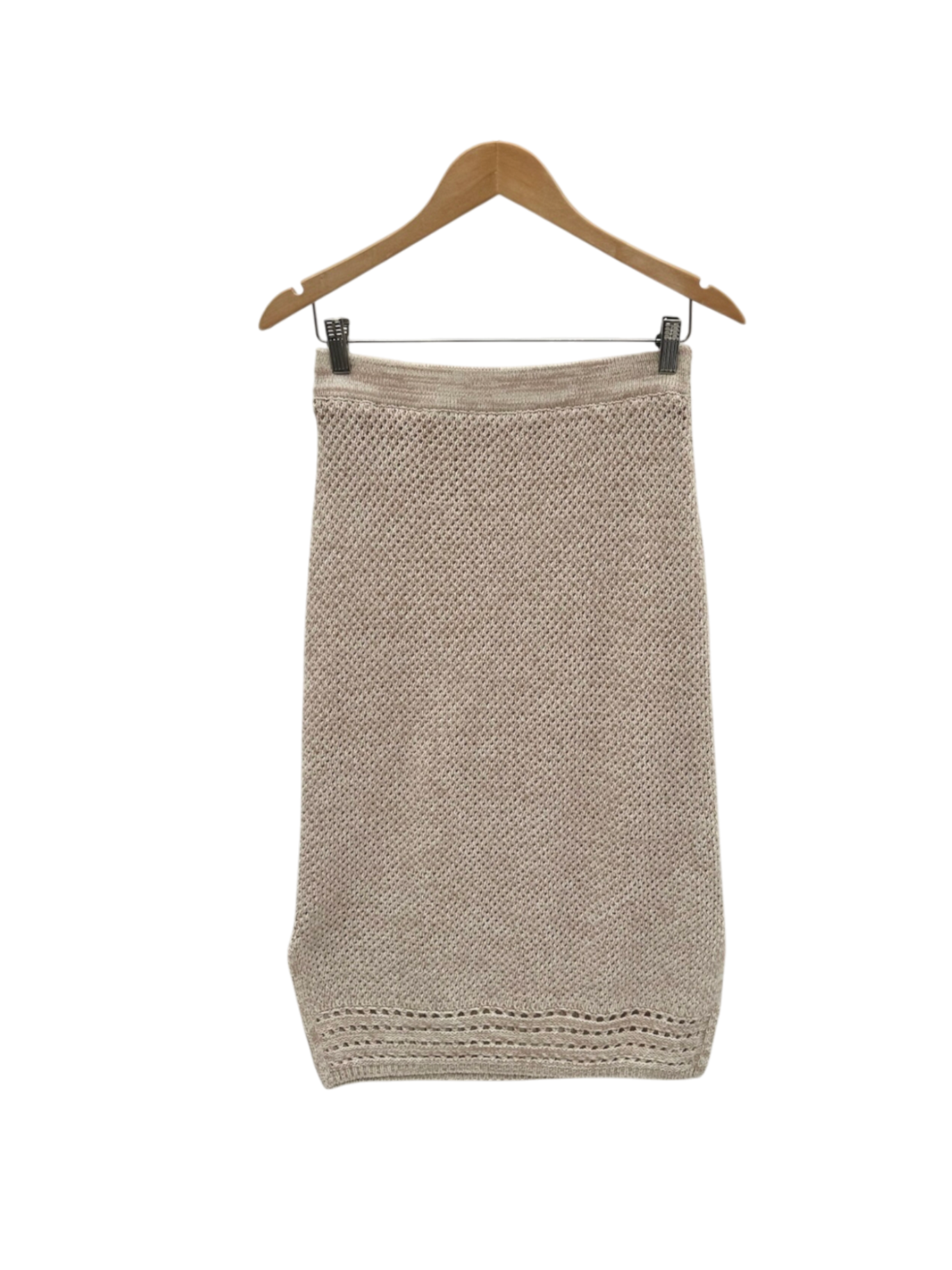 Vintage Y2K Classic Knit Midi Skirt (XS)