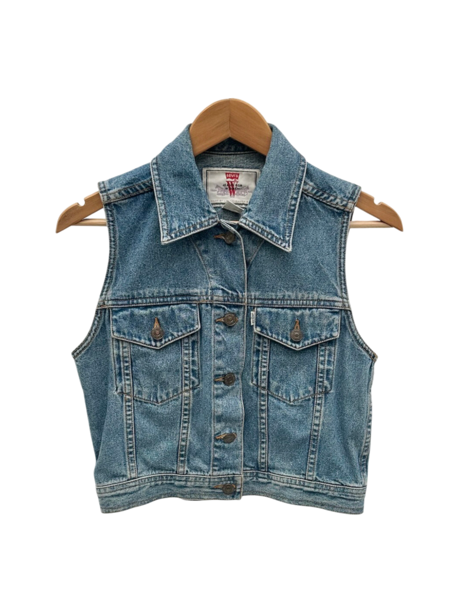 Vintage 90s Retro Levis Denim Vest (S)