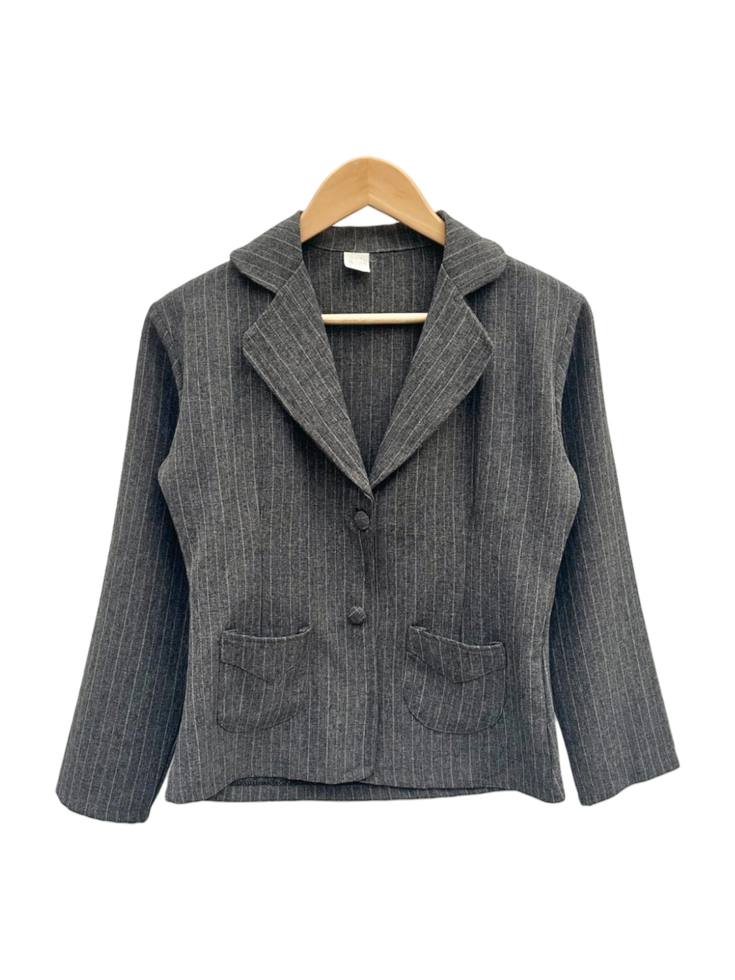 Vintage 90s Retro Striped Lightweight Blazer (S/M)