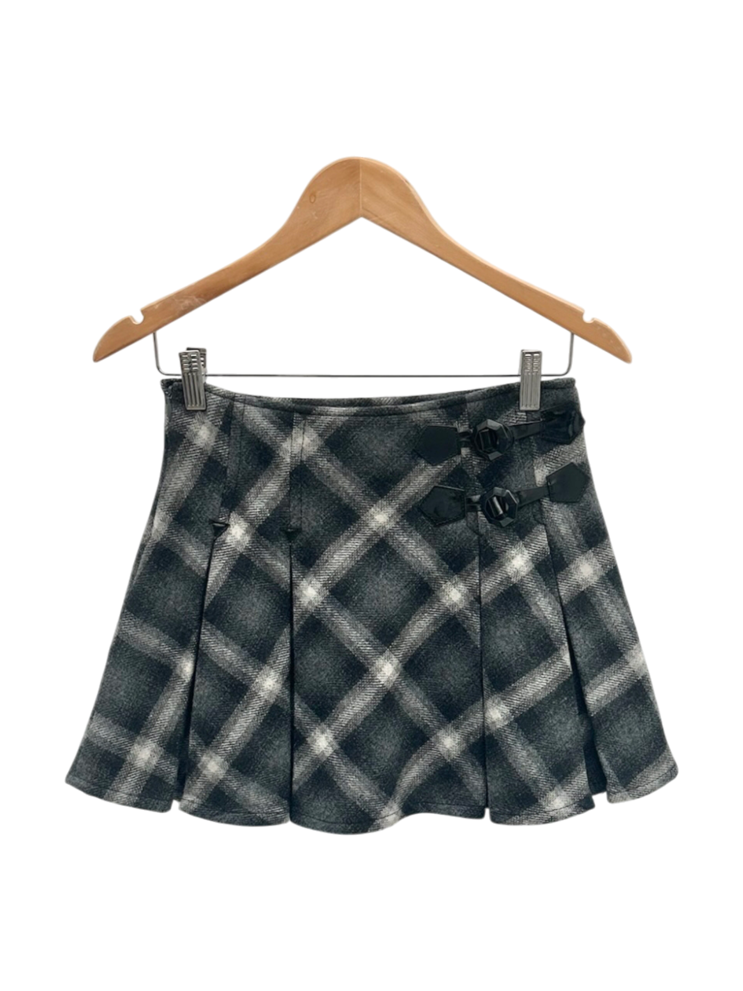 Vintage 90s Retro Plaid Mini Skirt (S)