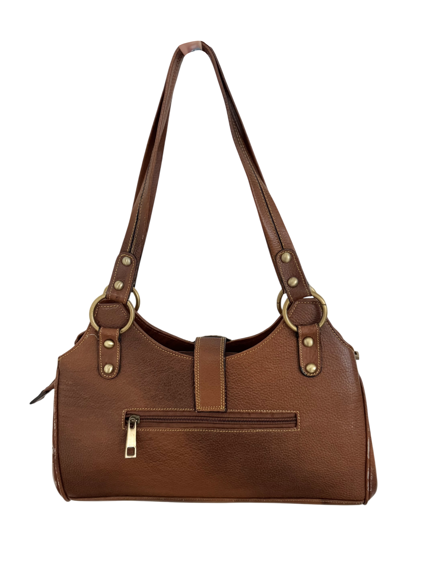 Vintage 90s Leather Buckle Purse