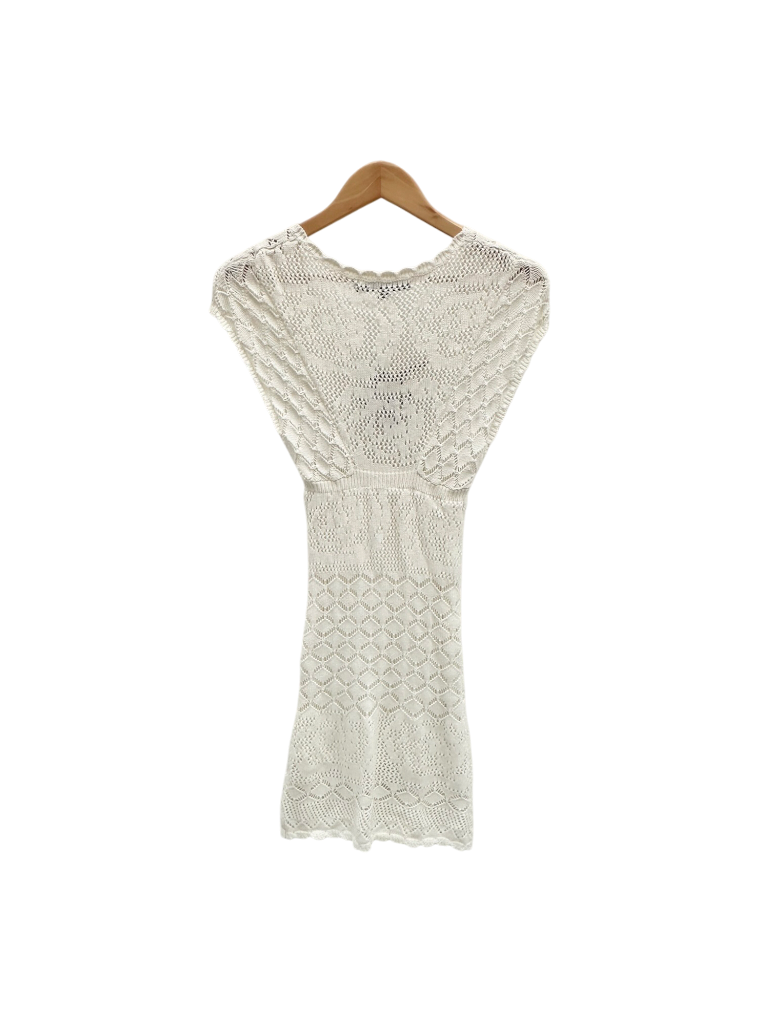 Vintage Y2K GUESS Crochet Mini Dress (XS)